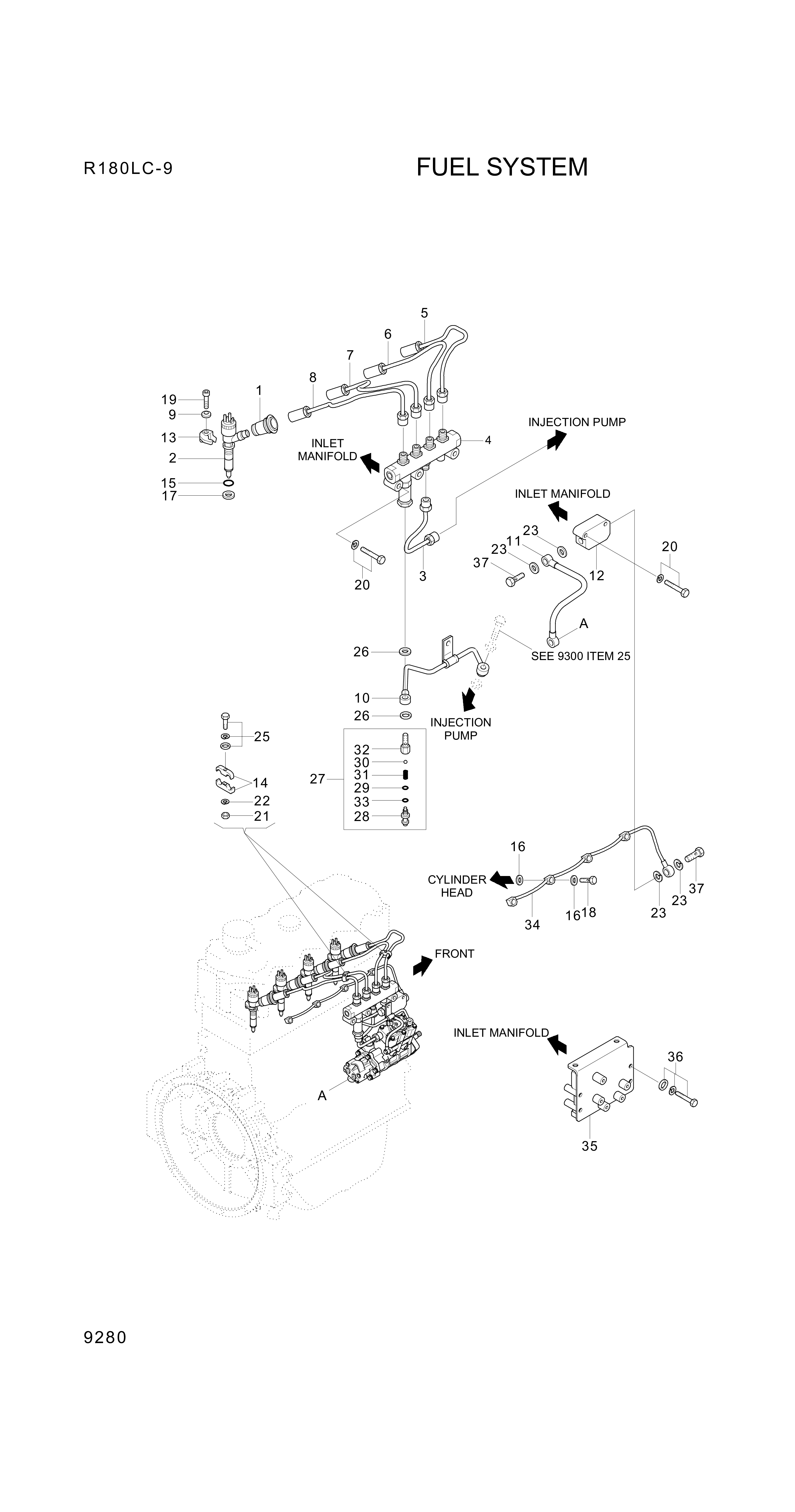 drawing for Hyundai Construction Equipment XJAF-02549 - BOLT-W/WASHER (figure 5)