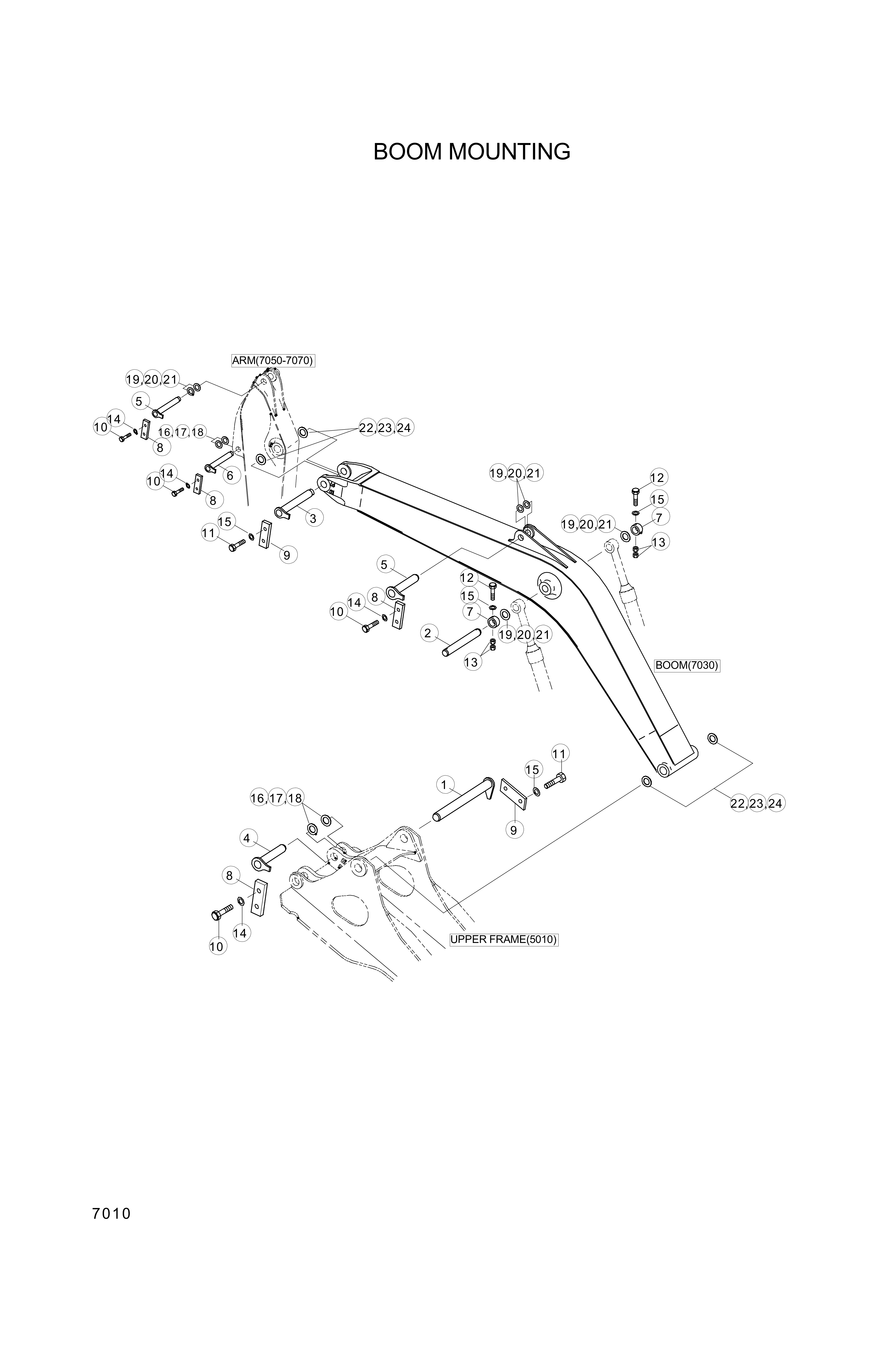 drawing for Hyundai Construction Equipment 61EM-00120 - PIN-JOINT (figure 3)