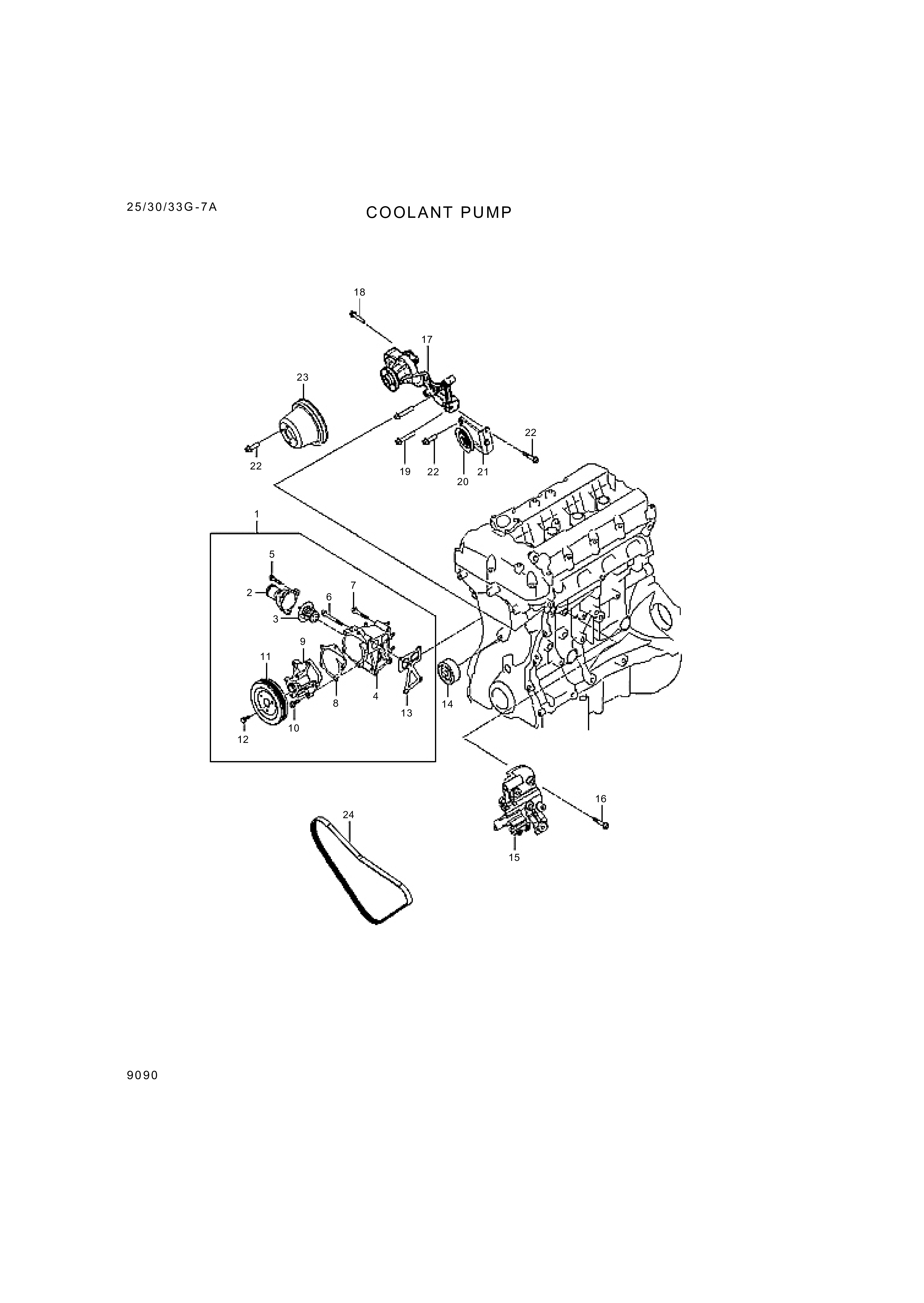 drawing for Hyundai Construction Equipment 11233-06126K - Bolt-Washer Assy (figure 4)