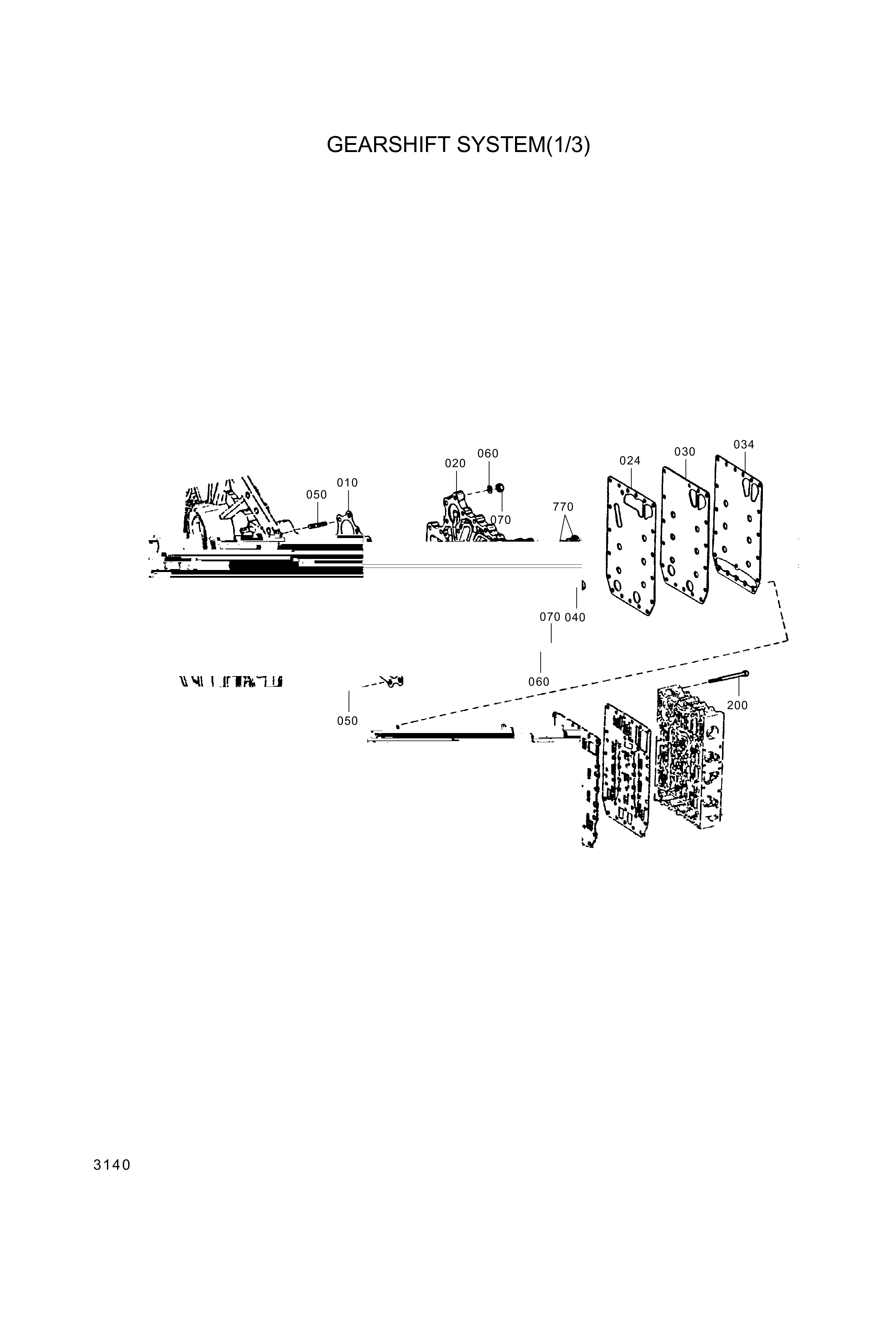 drawing for Hyundai Construction Equipment ZGAQ-09069 - PLATE-GEARSHIFT (figure 1)