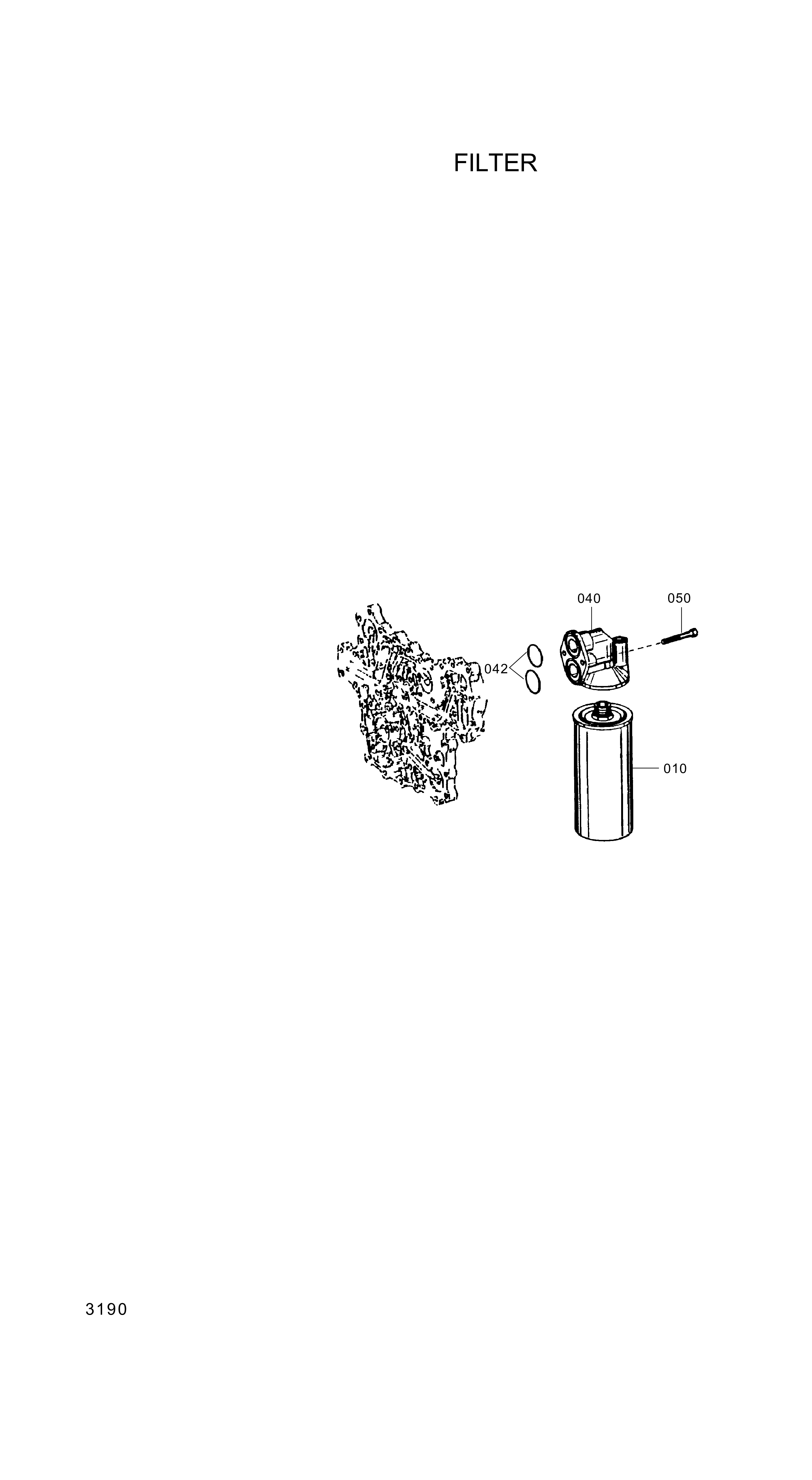 drawing for Hyundai Construction Equipment 0750131060 - EXCHANGE FILTER (figure 3)
