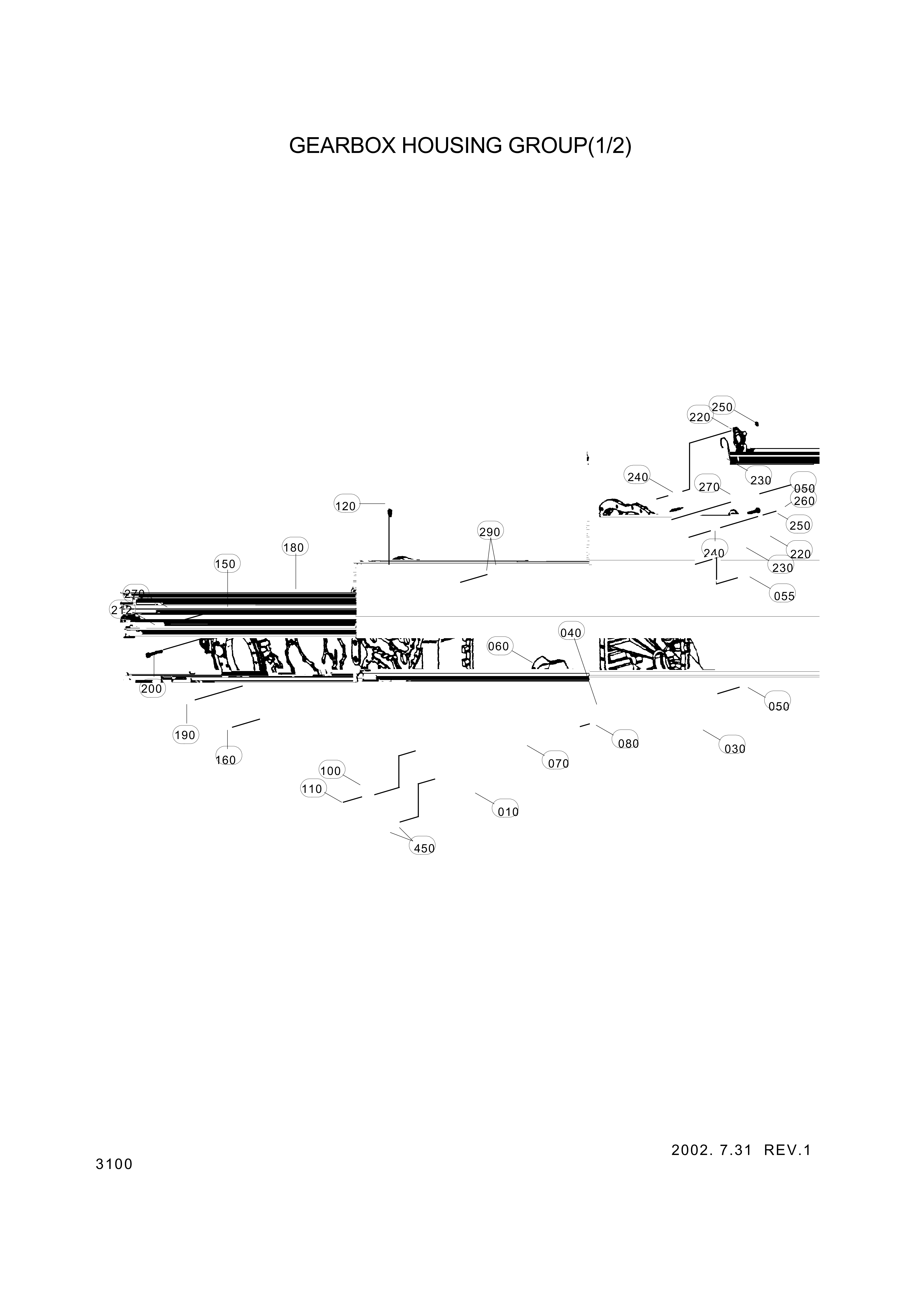 drawing for Hyundai Construction Equipment 4656-201-013 - HOUSING-FRONT (figure 5)