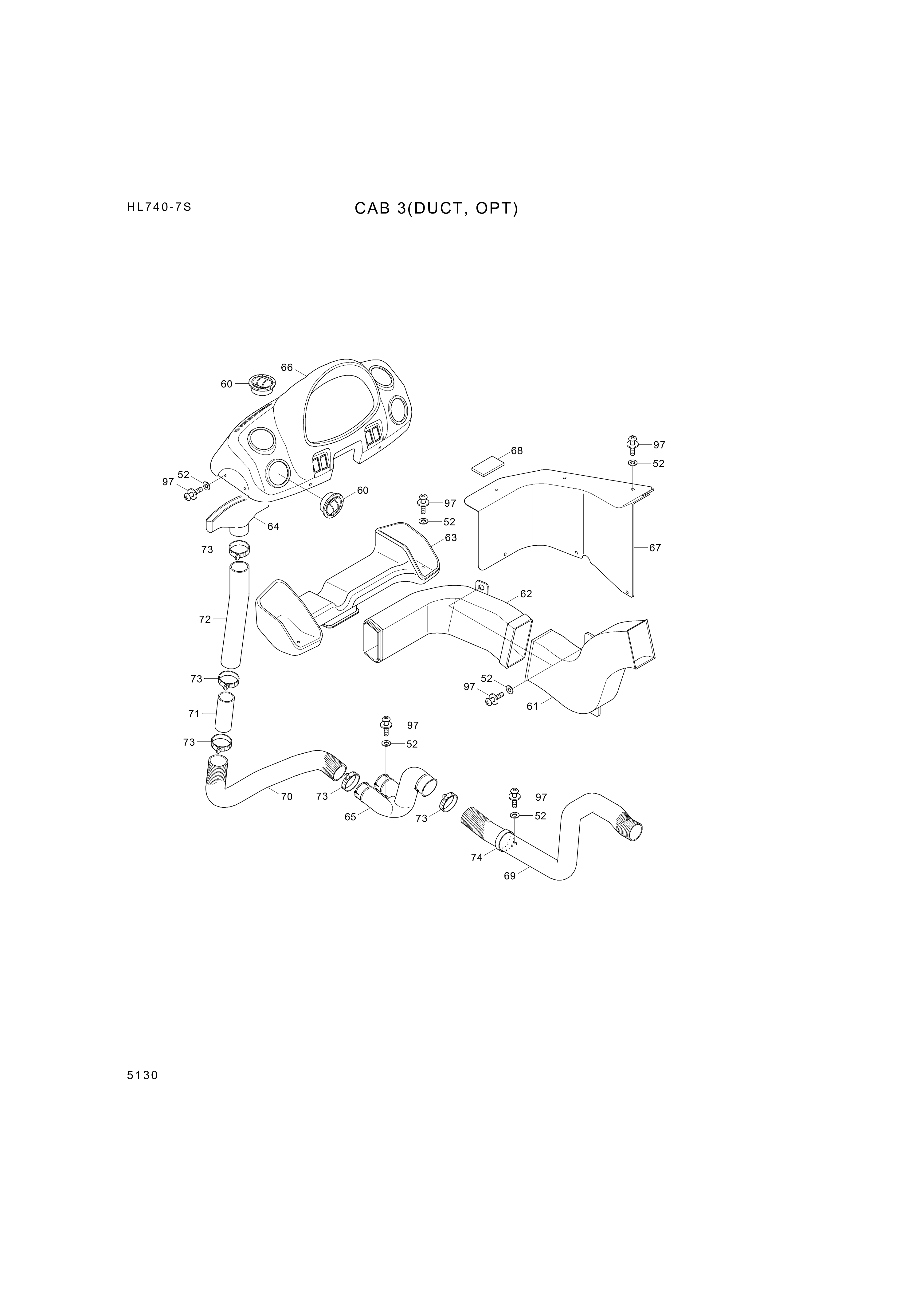 drawing for Hyundai Construction Equipment S132-080206 - BOLT-ROUND (figure 1)