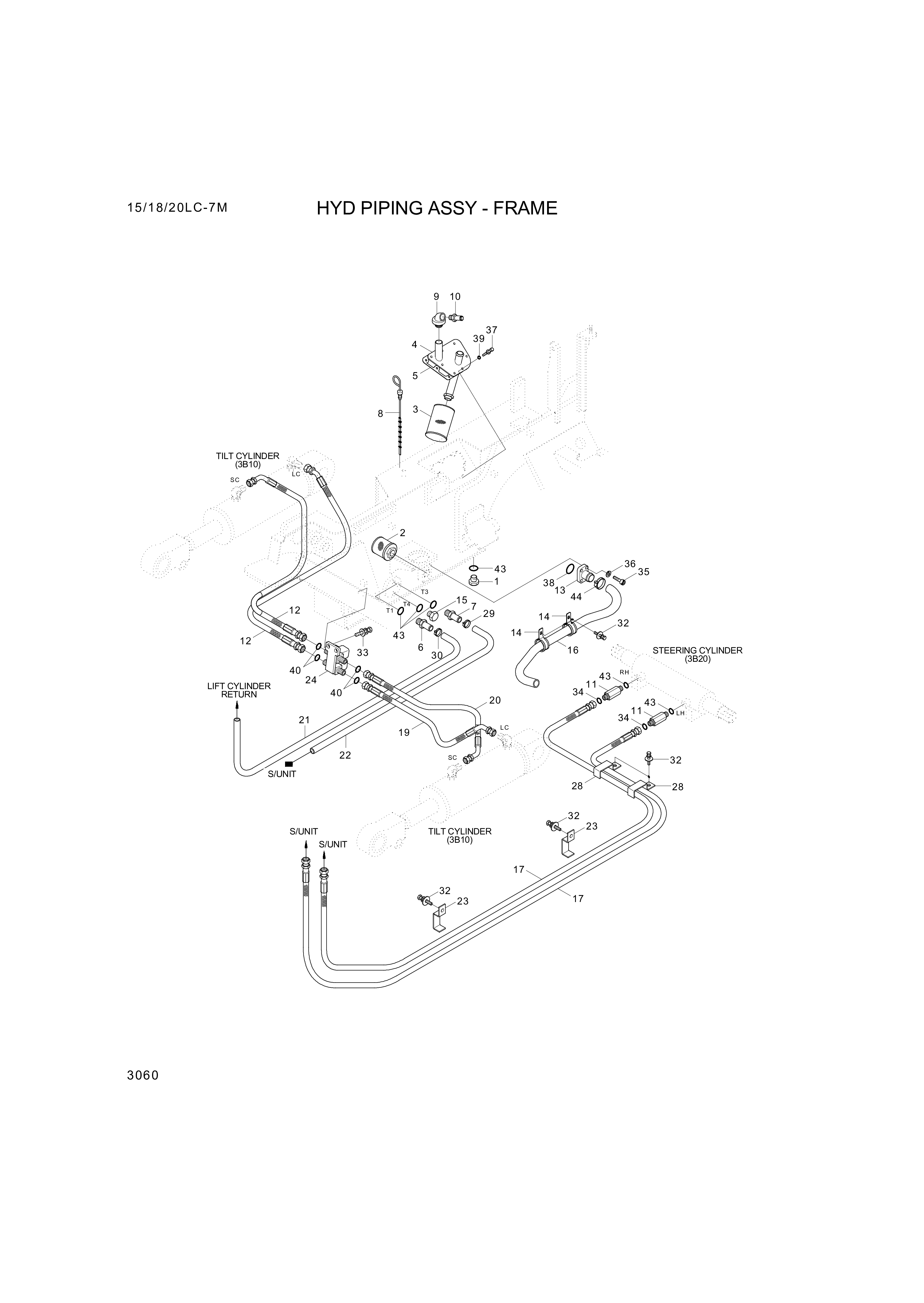 drawing for Hyundai Construction Equipment 35HC-30020 - GASKET (figure 4)