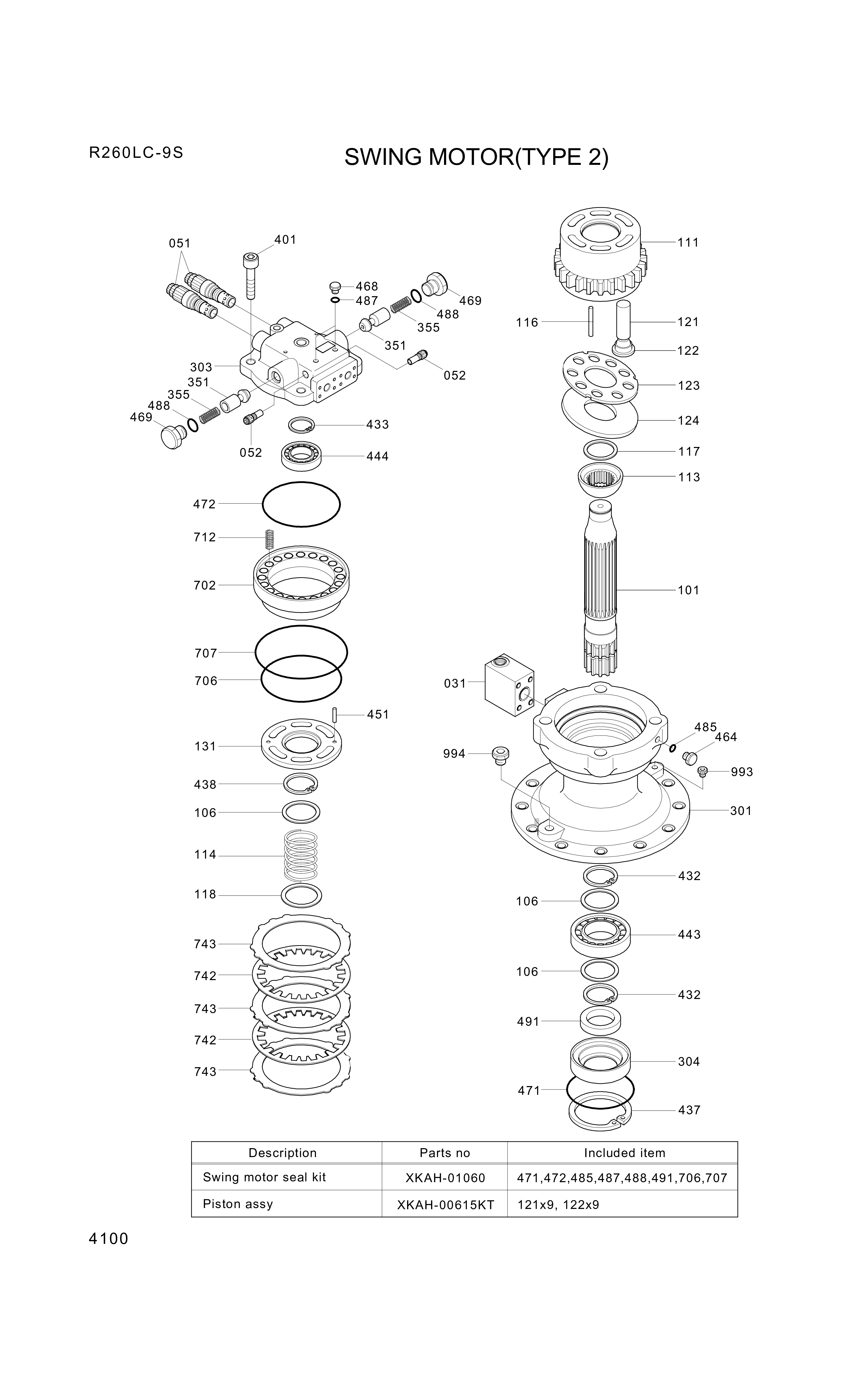 drawing for Hyundai Construction Equipment XKAH-01415 - SHAFT-DRIVE (figure 2)