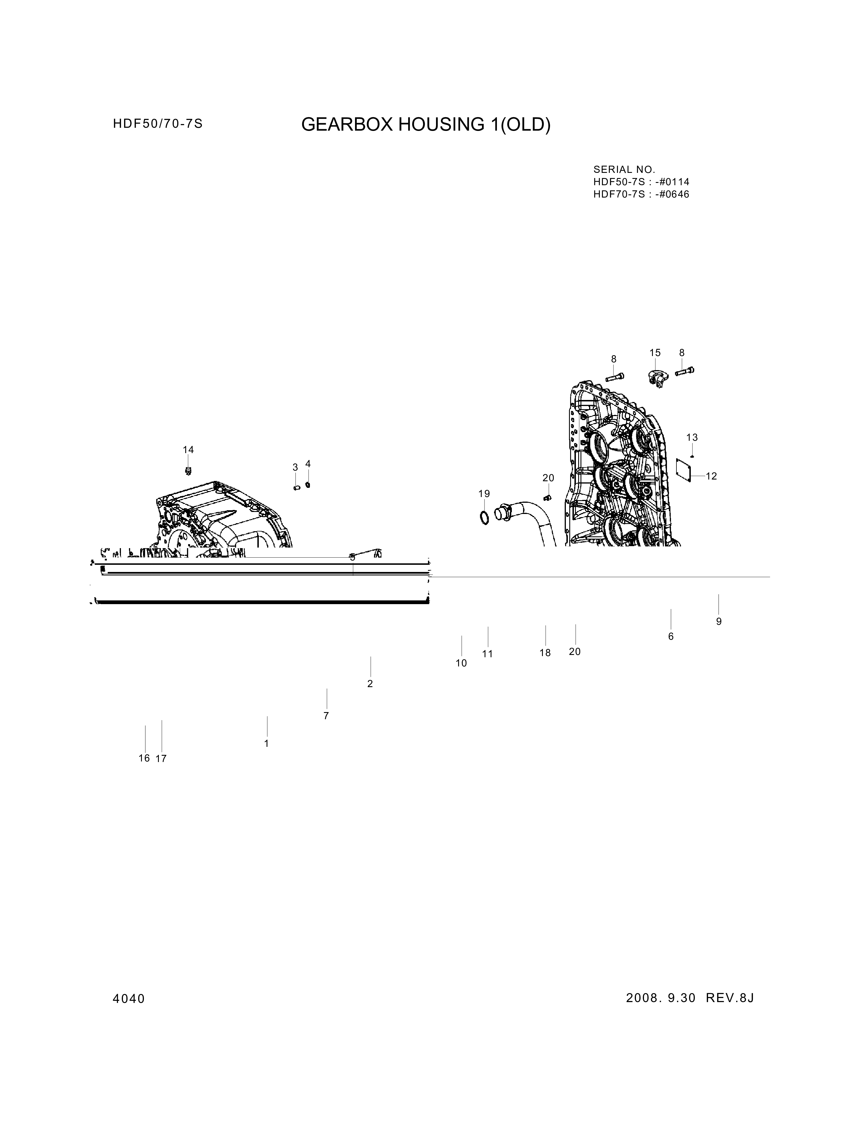 drawing for Hyundai Construction Equipment 0636-101-008 - SCREW-CAP (figure 2)