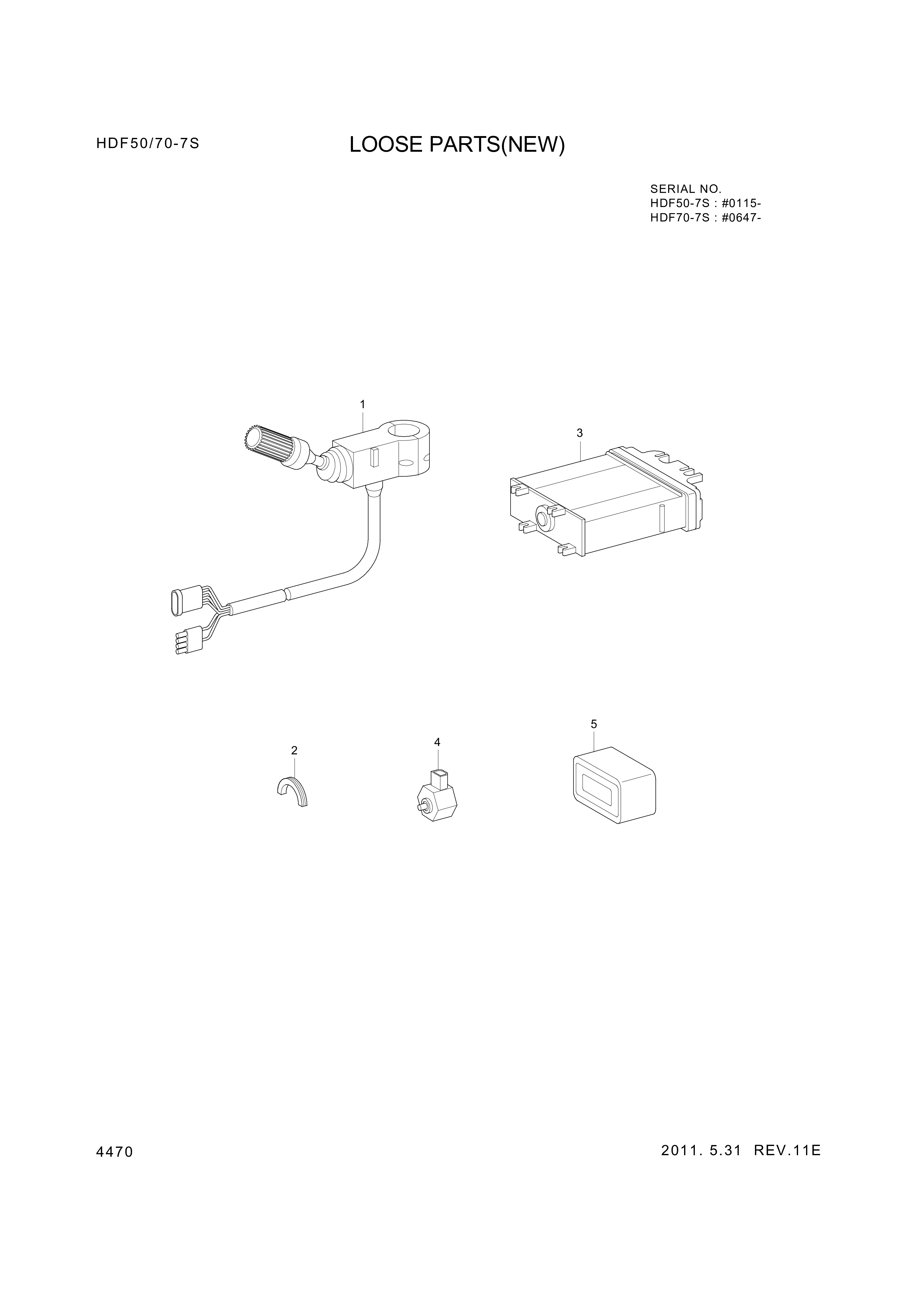 drawing for Hyundai Construction Equipment ZGAQ-01662 - SELECTOR-RANGE (figure 5)