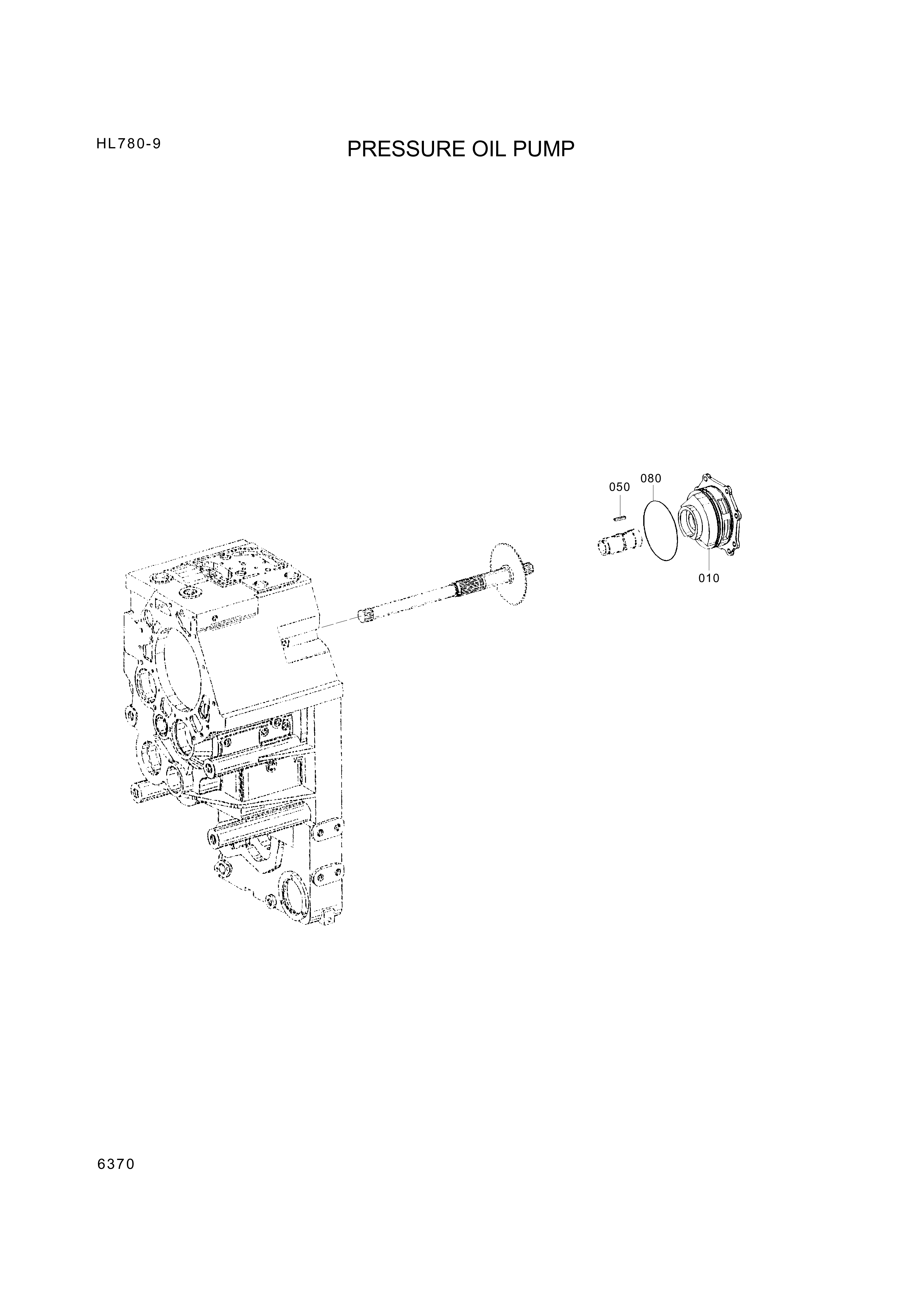 drawing for Hyundai Construction Equipment ZGAQ-00643 - PUMP ASSY-GEAR (figure 3)