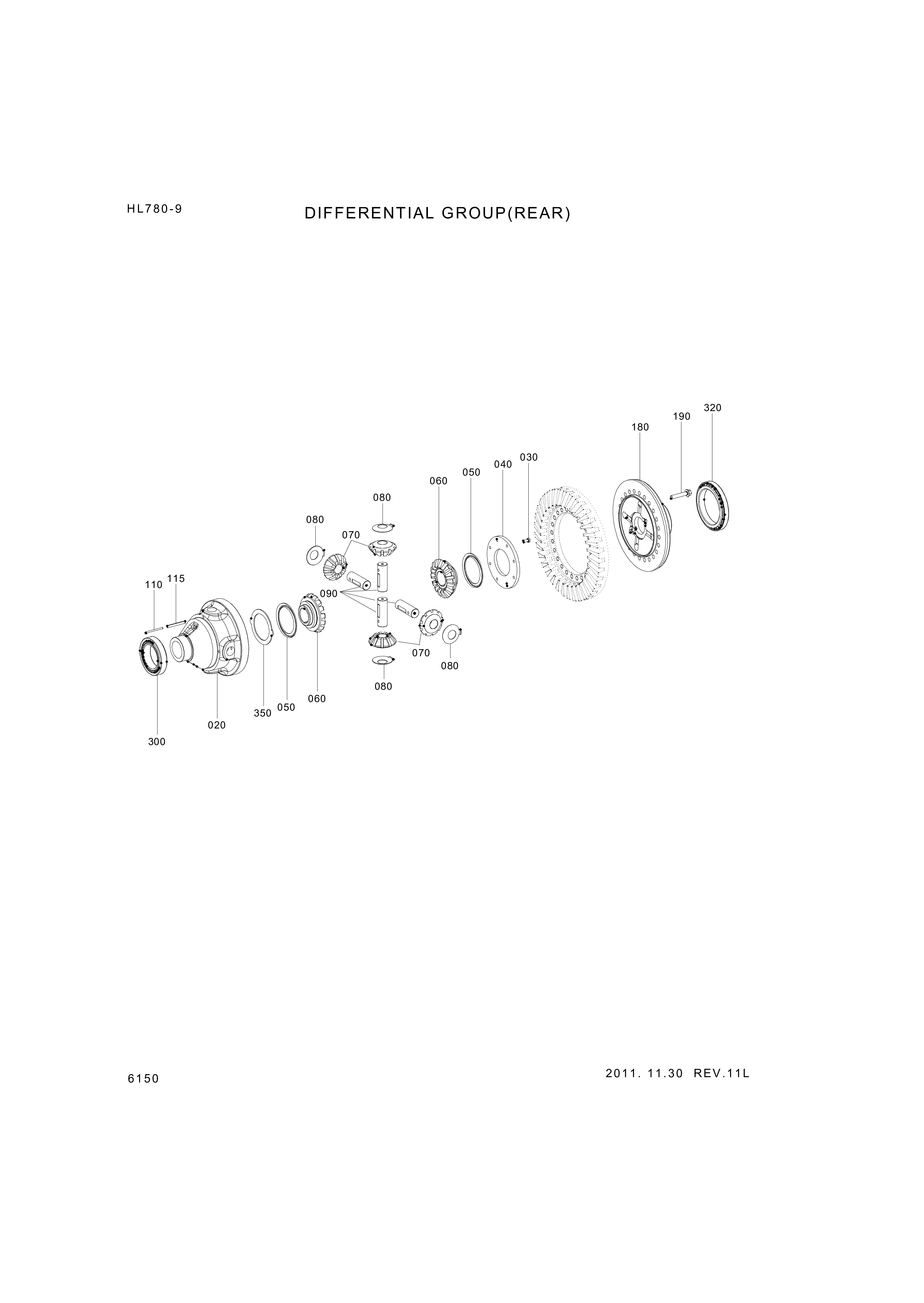 drawing for Hyundai Construction Equipment ZGAQ-03729 - BEARING-TAPERROLLER (figure 2)