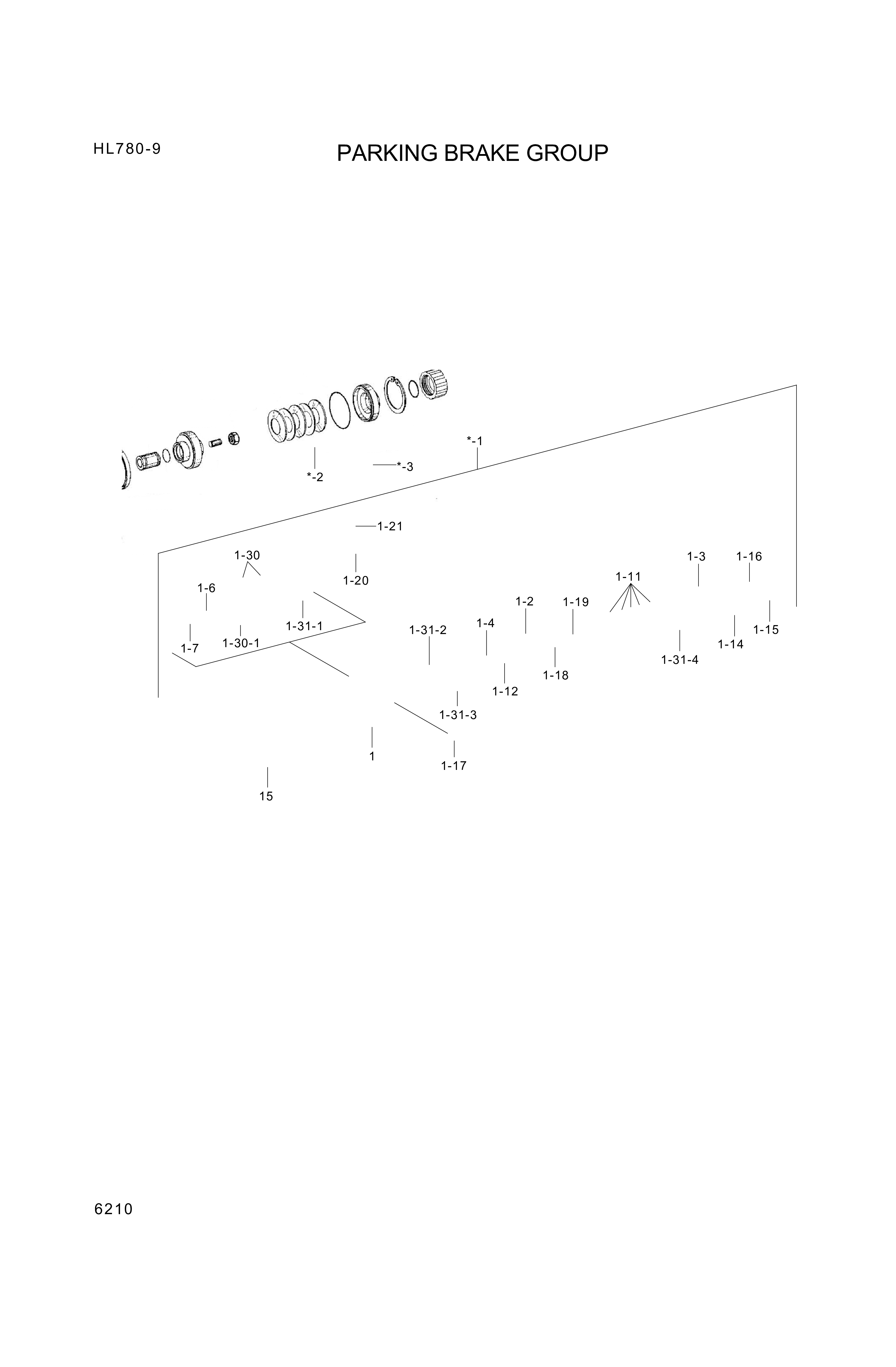 drawing for Hyundai Construction Equipment 0501-211-522 - BRAKE (figure 3)