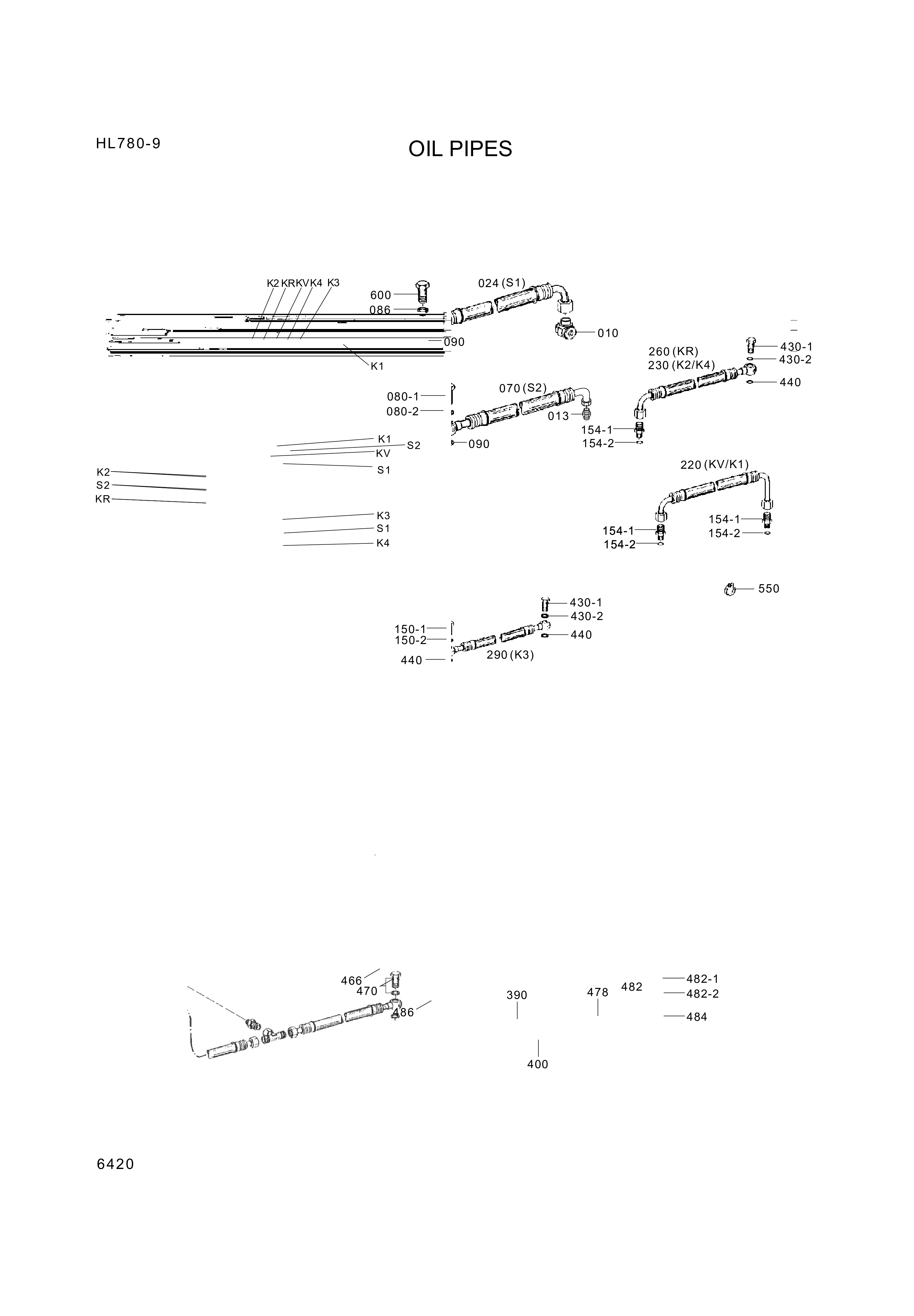 drawing for Hyundai Construction Equipment 0501.211.317 - HOSE PIPE (figure 3)
