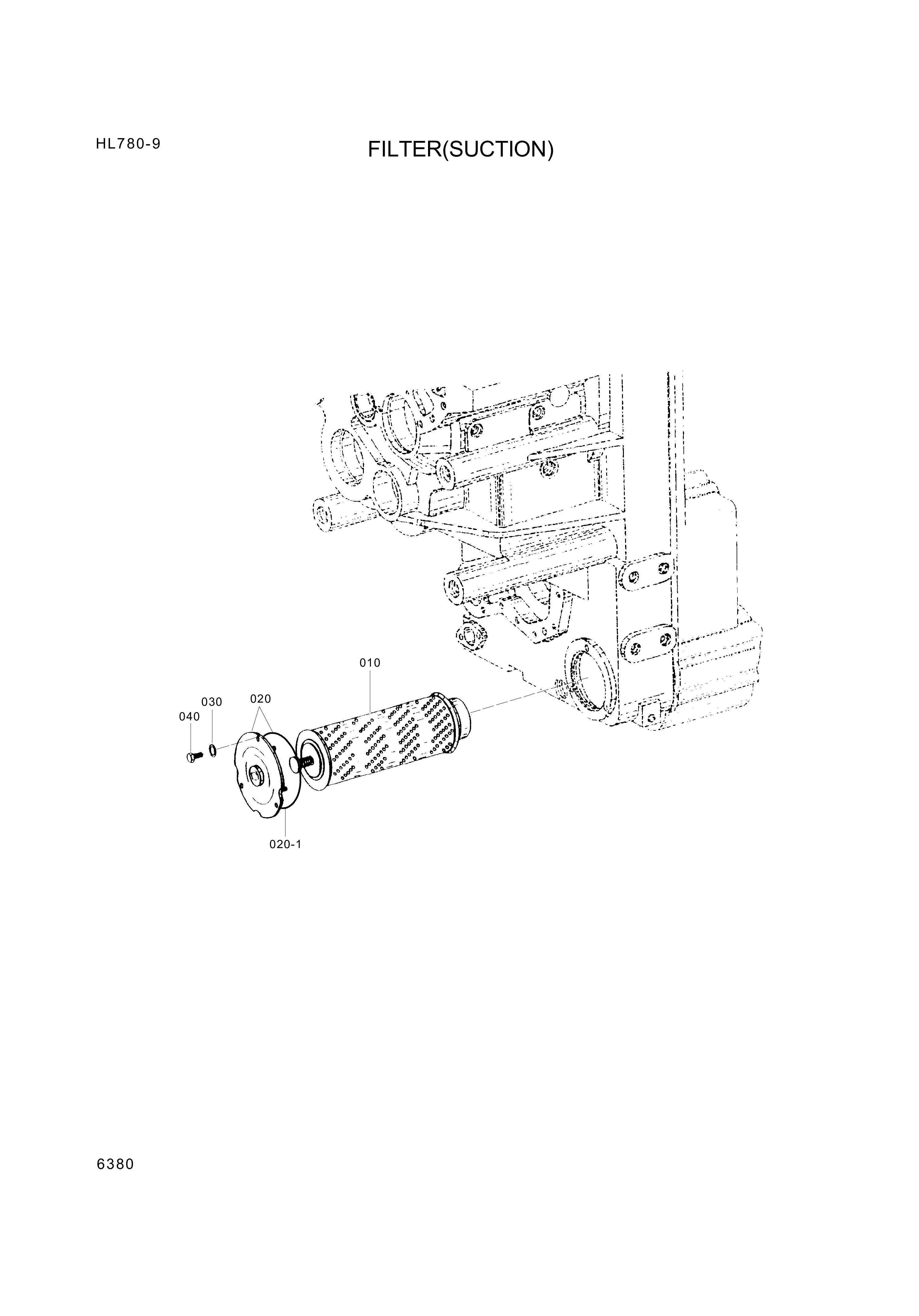 drawing for Hyundai Construction Equipment ZGAQ-00646 - FILTER-TRANSMISSION (figure 4)