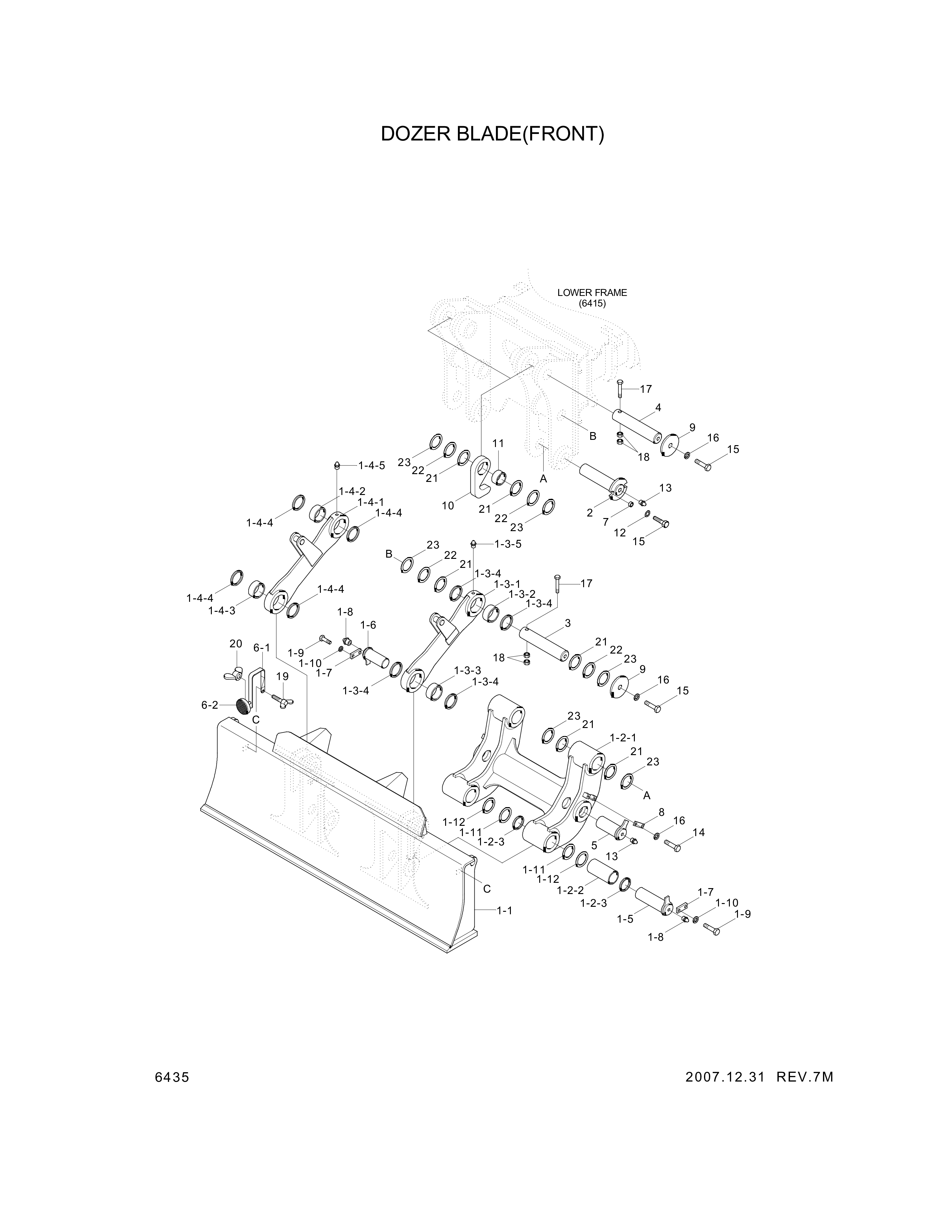 drawing for Hyundai Construction Equipment S261-100006 - NUT-WING (figure 1)