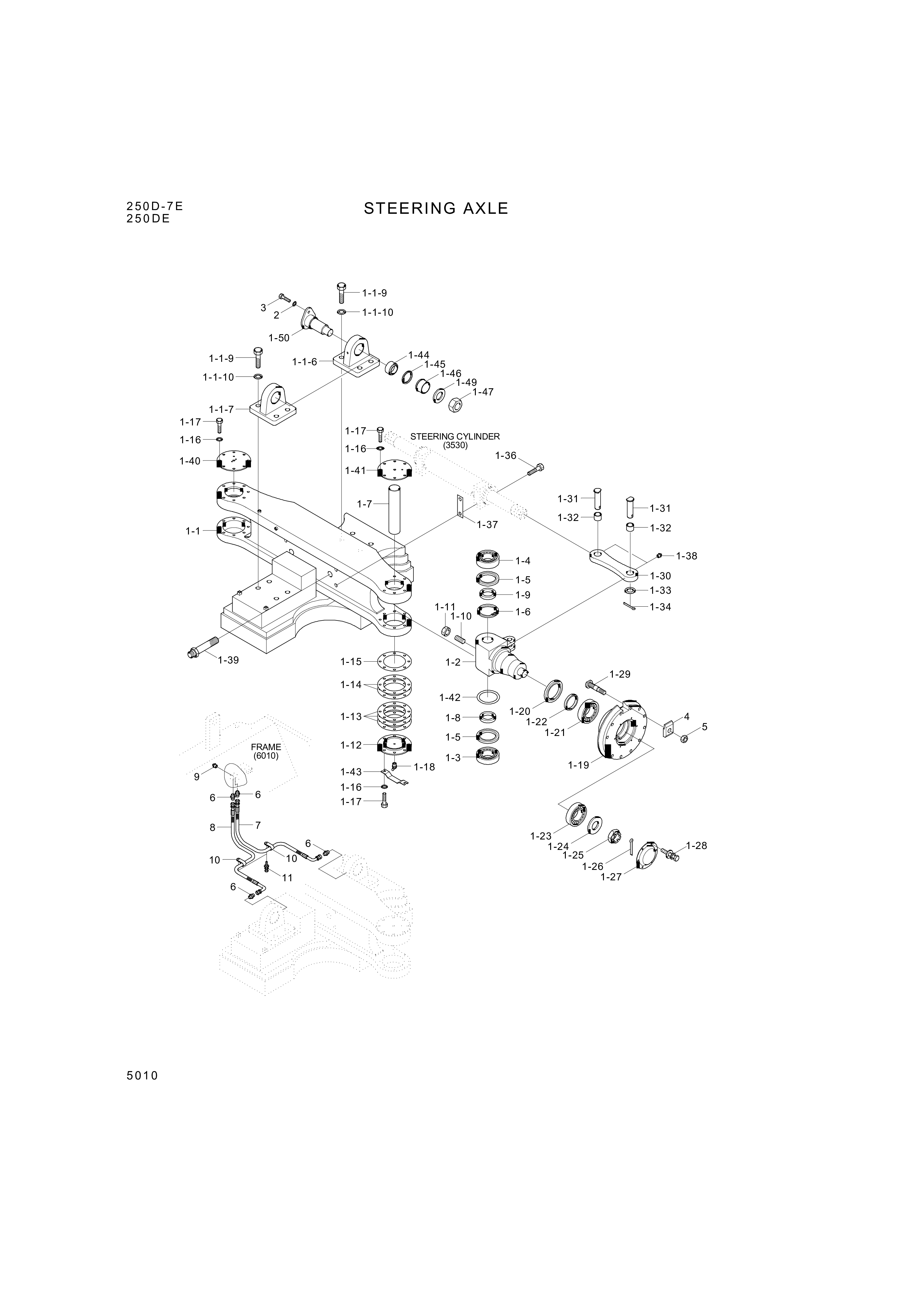 drawing for Hyundai Construction Equipment S205-481006 - NUT-HEX (figure 1)