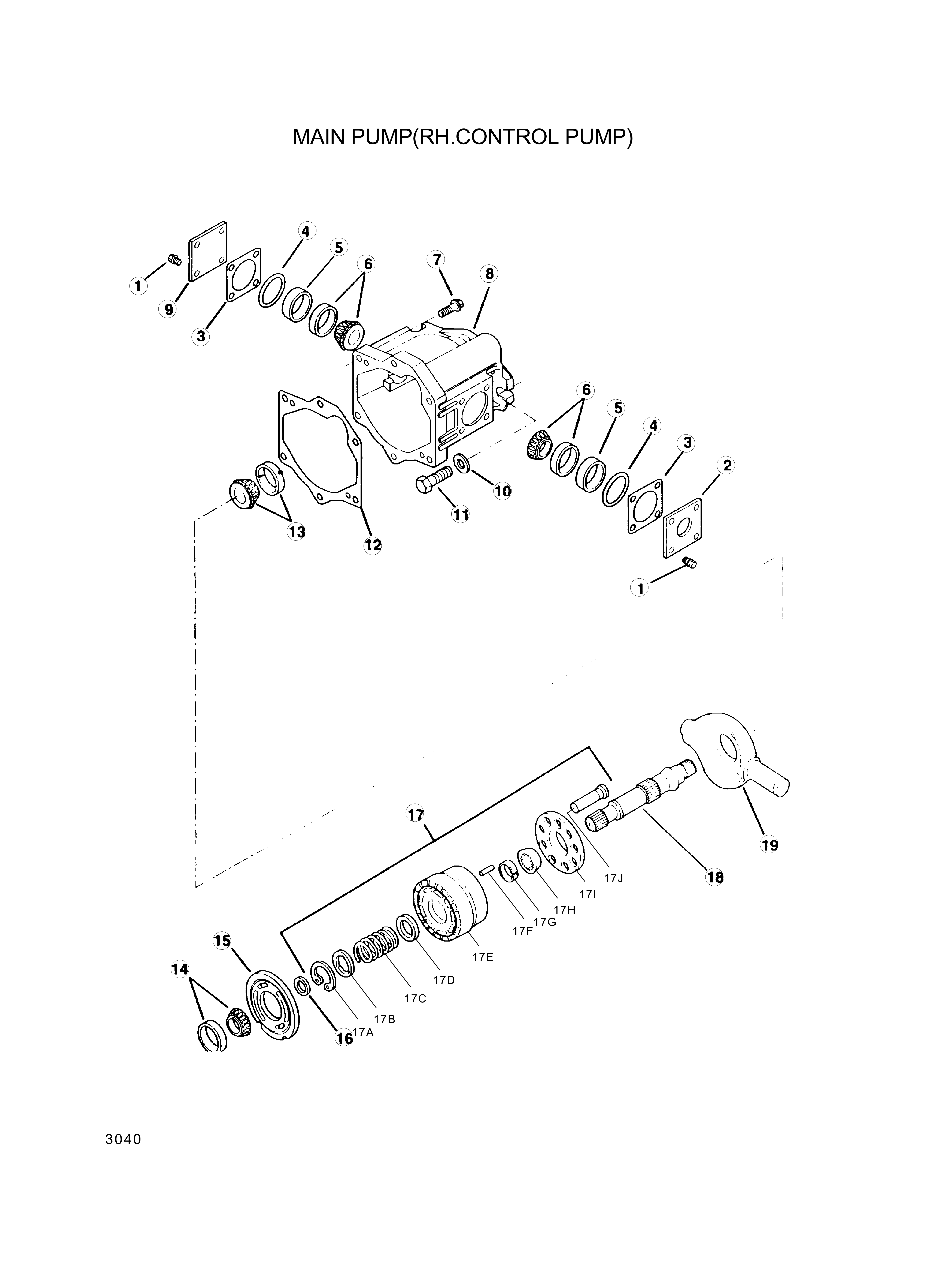 Technical drawing of Hyundai Construction Equipment 99907 RING-RETAINER with dimensions and layout (figure 2)