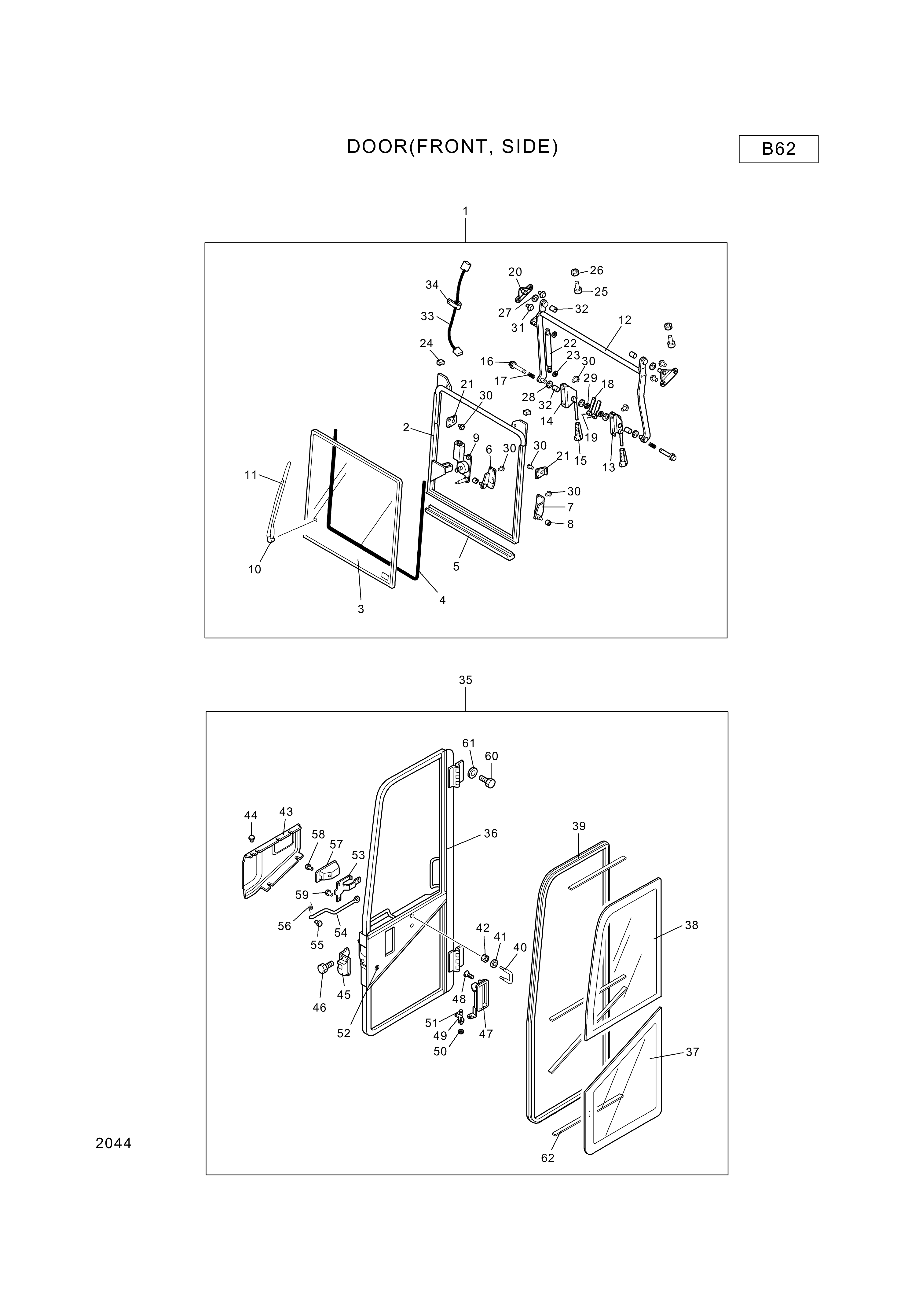 drawing for Hyundai Construction Equipment 998340616 - SCREW (figure 2)