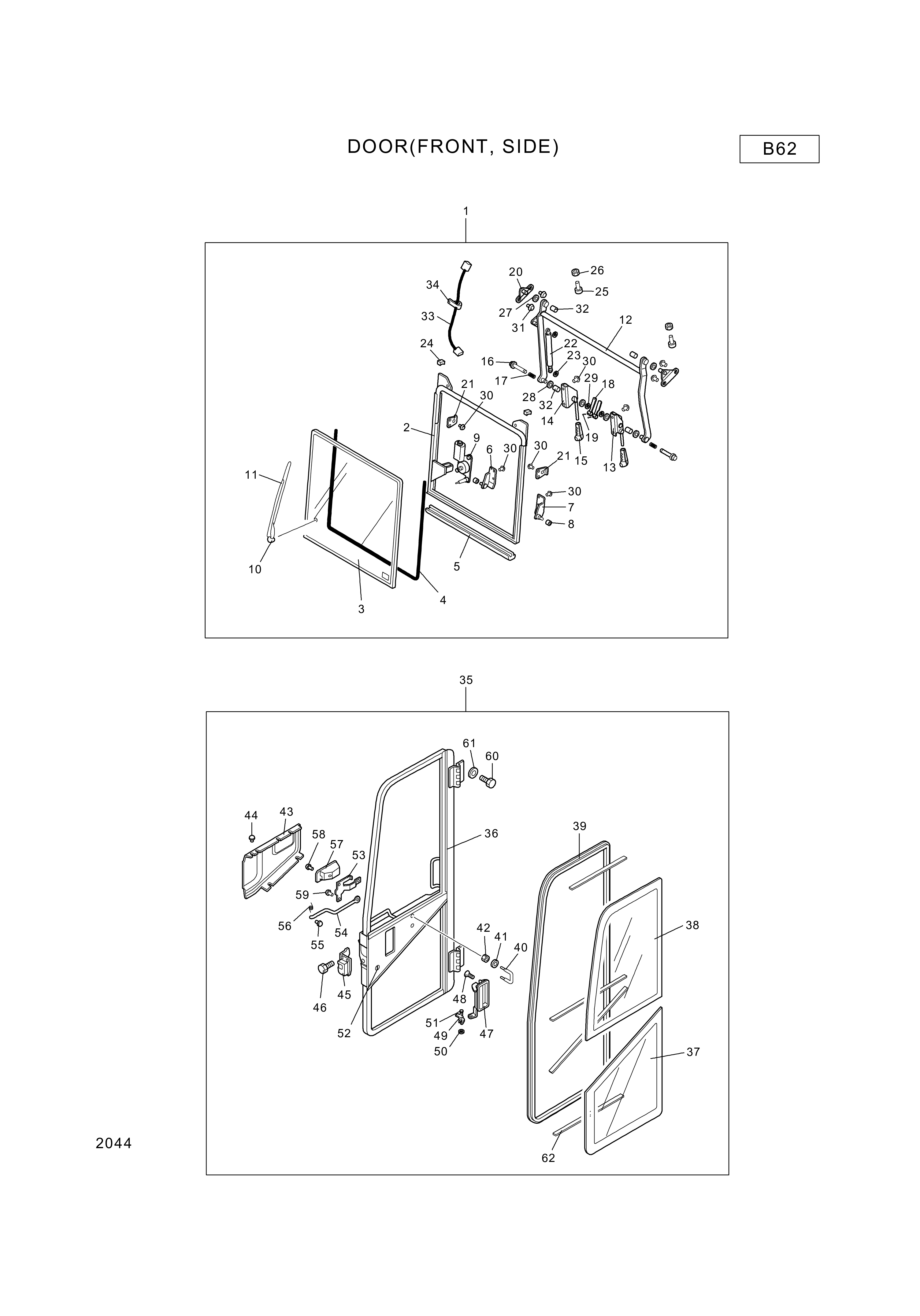 drawing for Hyundai Construction Equipment 999400802 - NUT (figure 1)