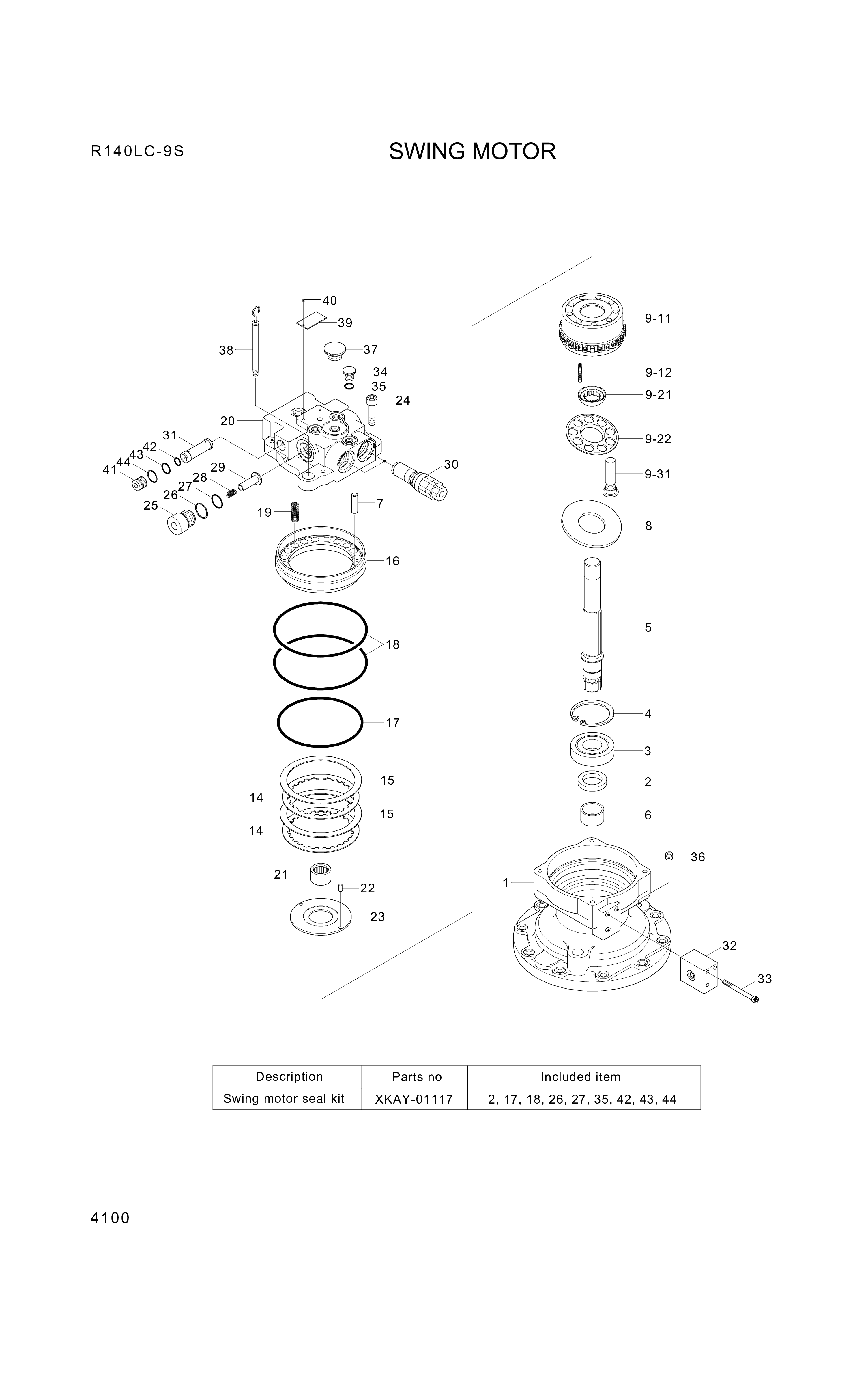 drawing for Hyundai Construction Equipment RBNUP306ET - BEARING-ROLLER (figure 4)