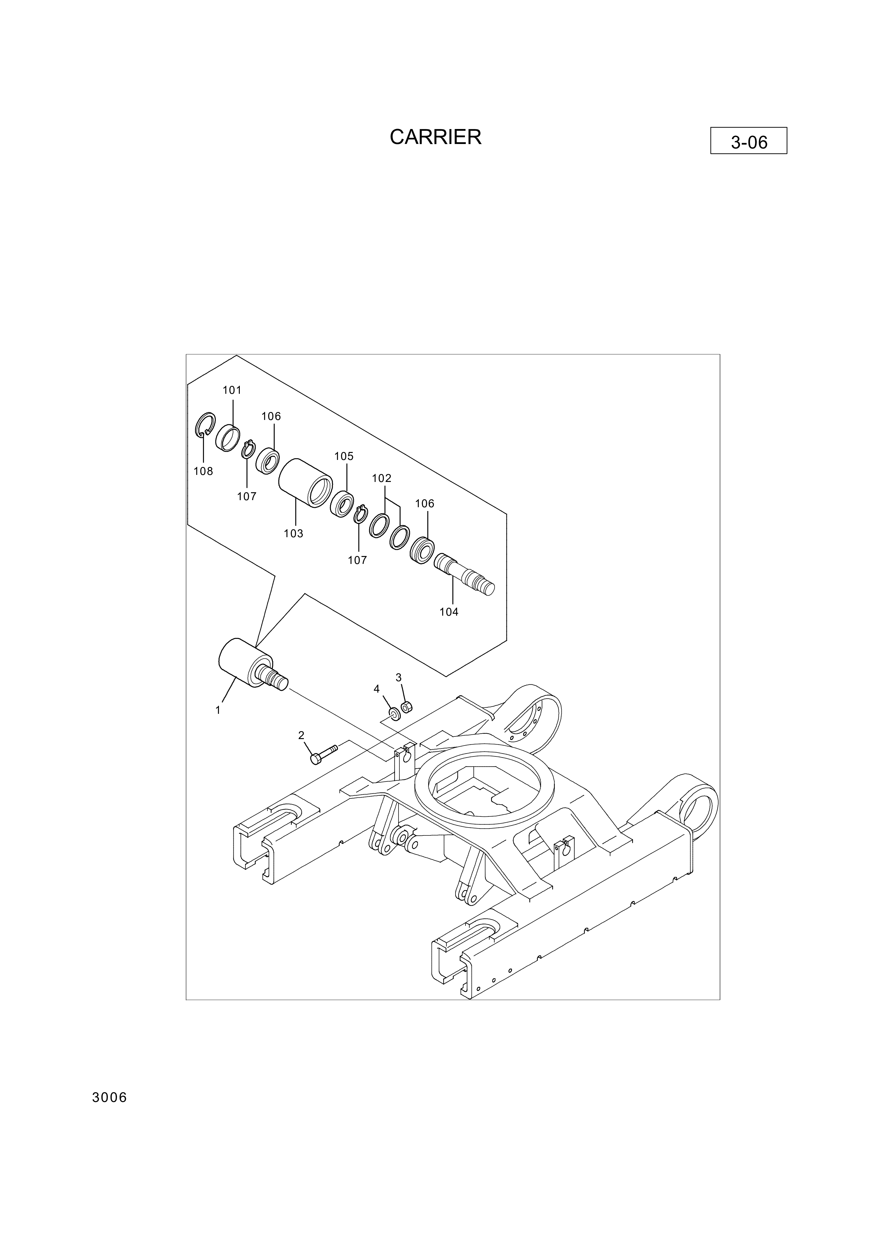 drawing for Hyundai Construction Equipment PA-2036 - LINER (figure 1)
