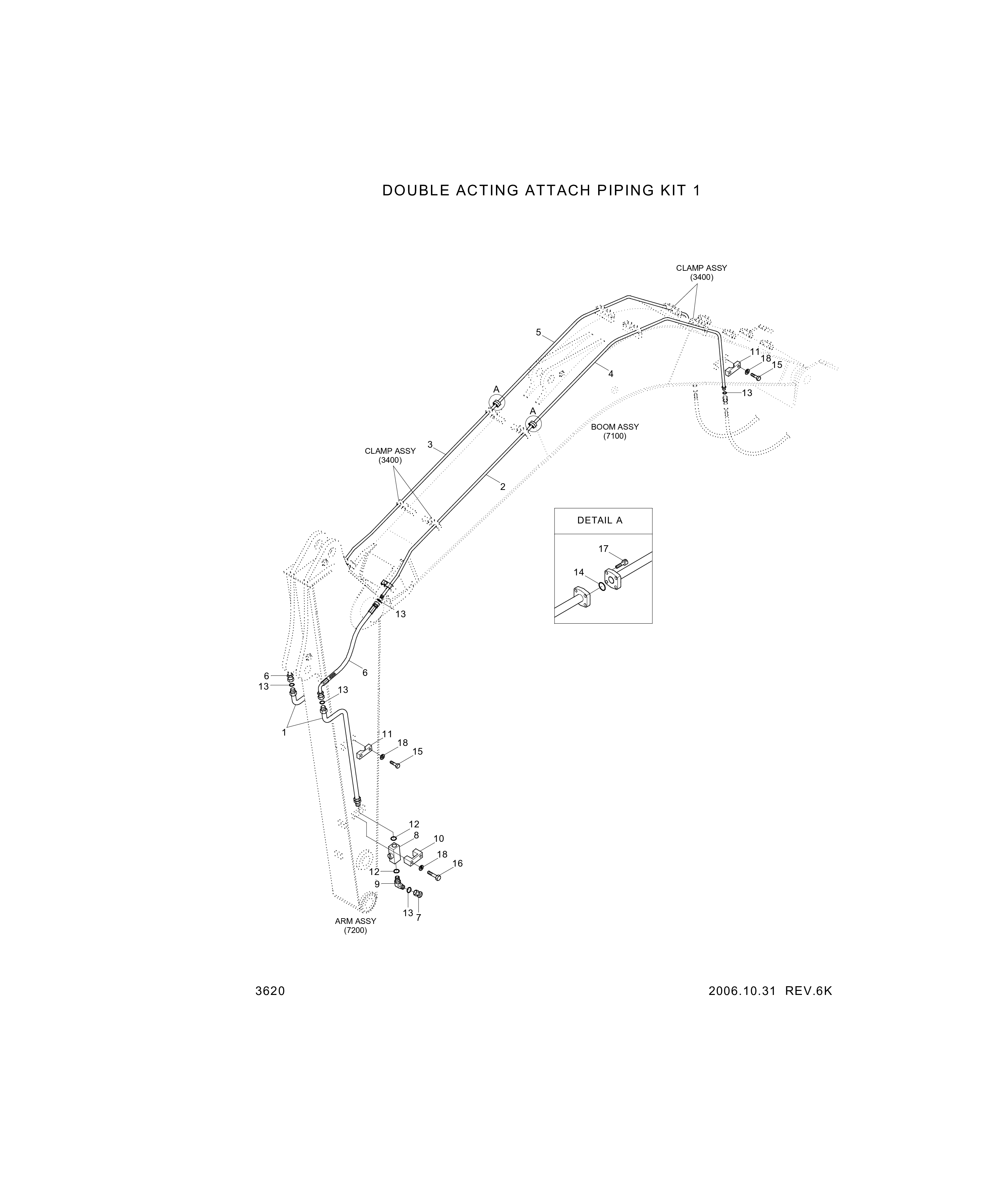 drawing for Hyundai Construction Equipment P933-086018 - HOSE ASSY-ORFS&THD (figure 1)