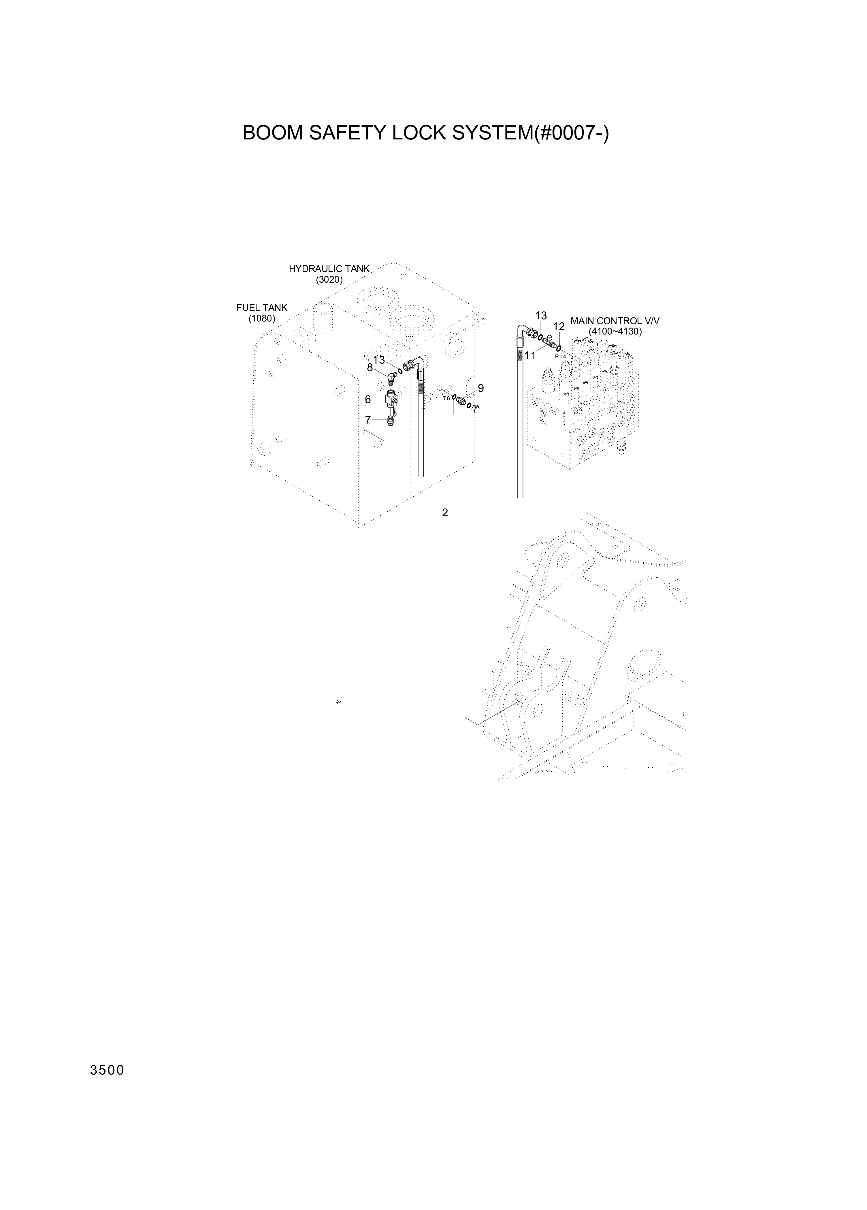 drawing for Hyundai Construction Equipment P930-047044 - HOSE ASSY-ORFS&THD (figure 1)