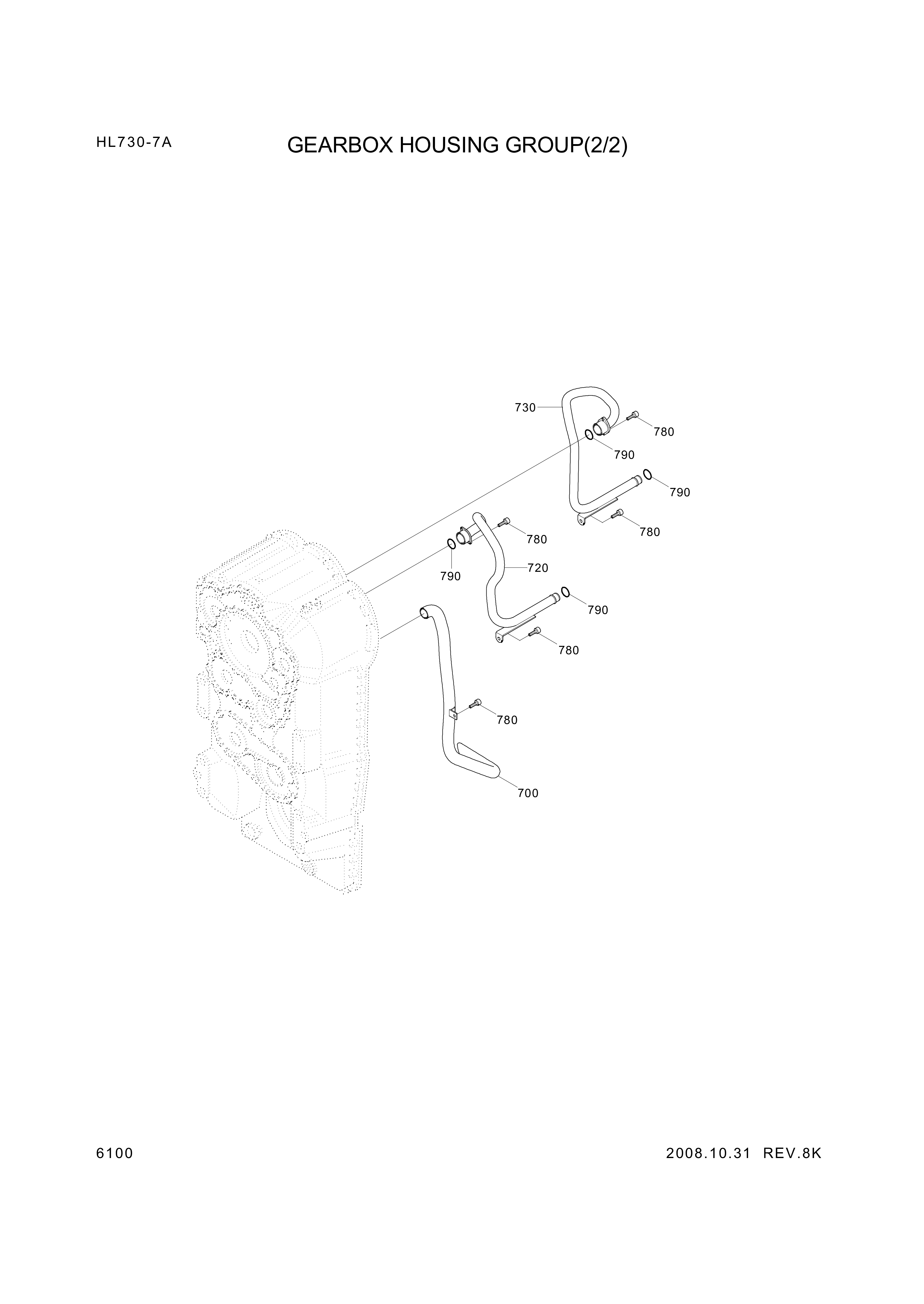 drawing for Hyundai Construction Equipment ZGAQ-01408 - PIPE-OIL (figure 5)