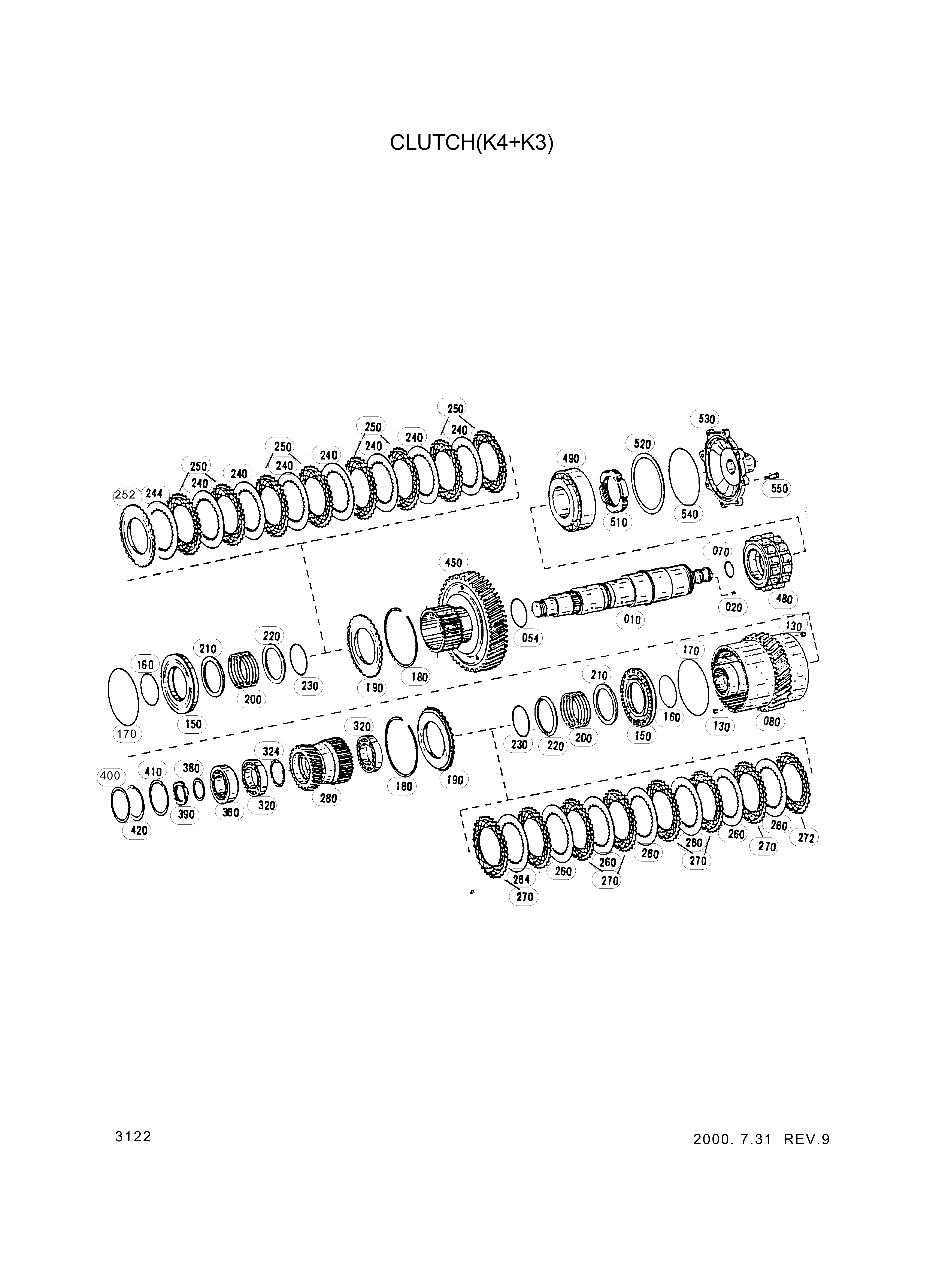 drawing for Hyundai Construction Equipment 0734-401-172 - RING-PISTON (figure 3)