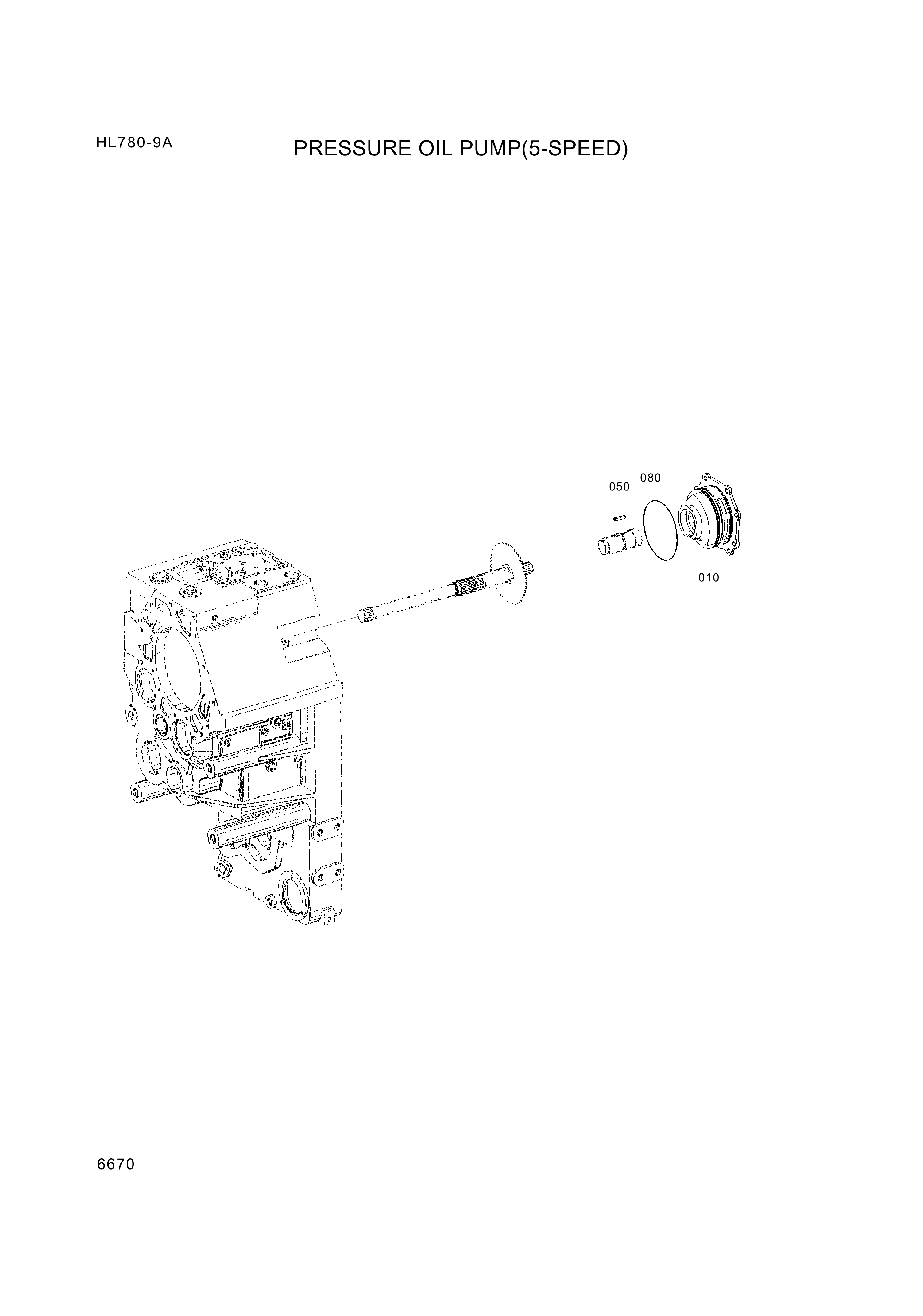 drawing for Hyundai Construction Equipment ZGAQ-00643 - PUMP ASSY-GEAR (figure 5)