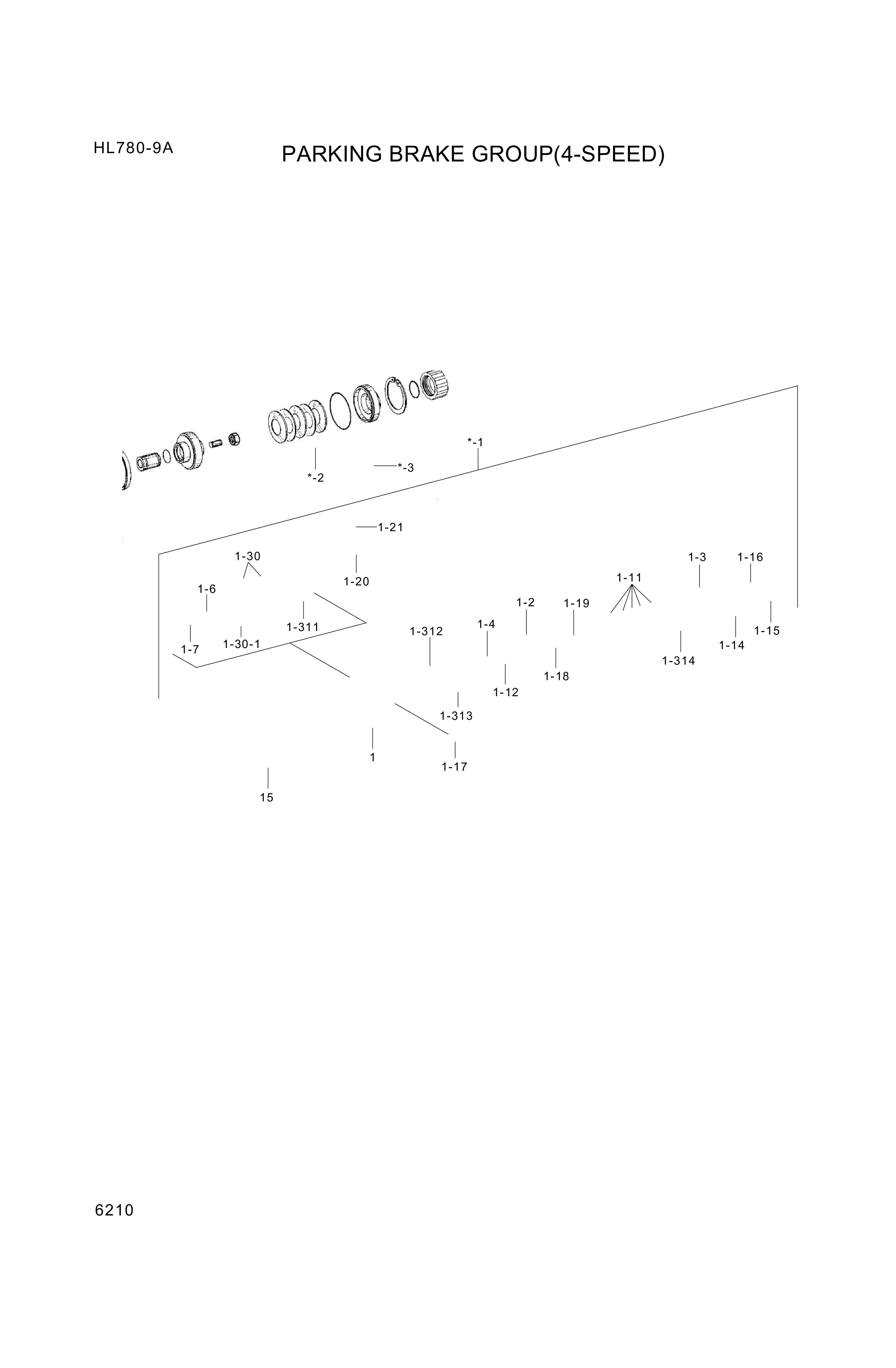 drawing for Hyundai Construction Equipment 0501-211-522 - BRAKE (figure 5)