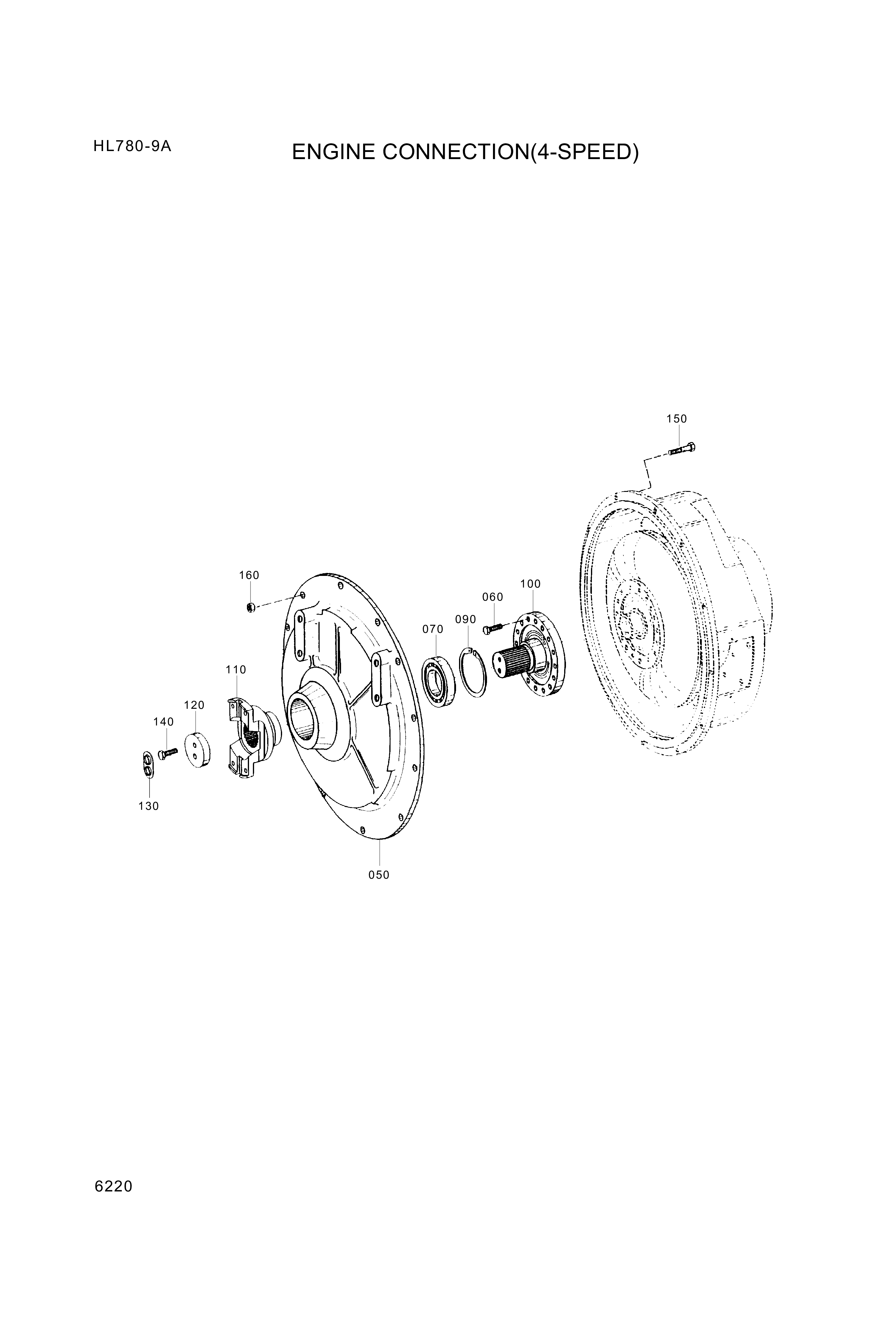 Technical drawing of Hyundai Construction Equipment 0636-015-243 SCREW-HEX with dimensions and layout (figure 5)