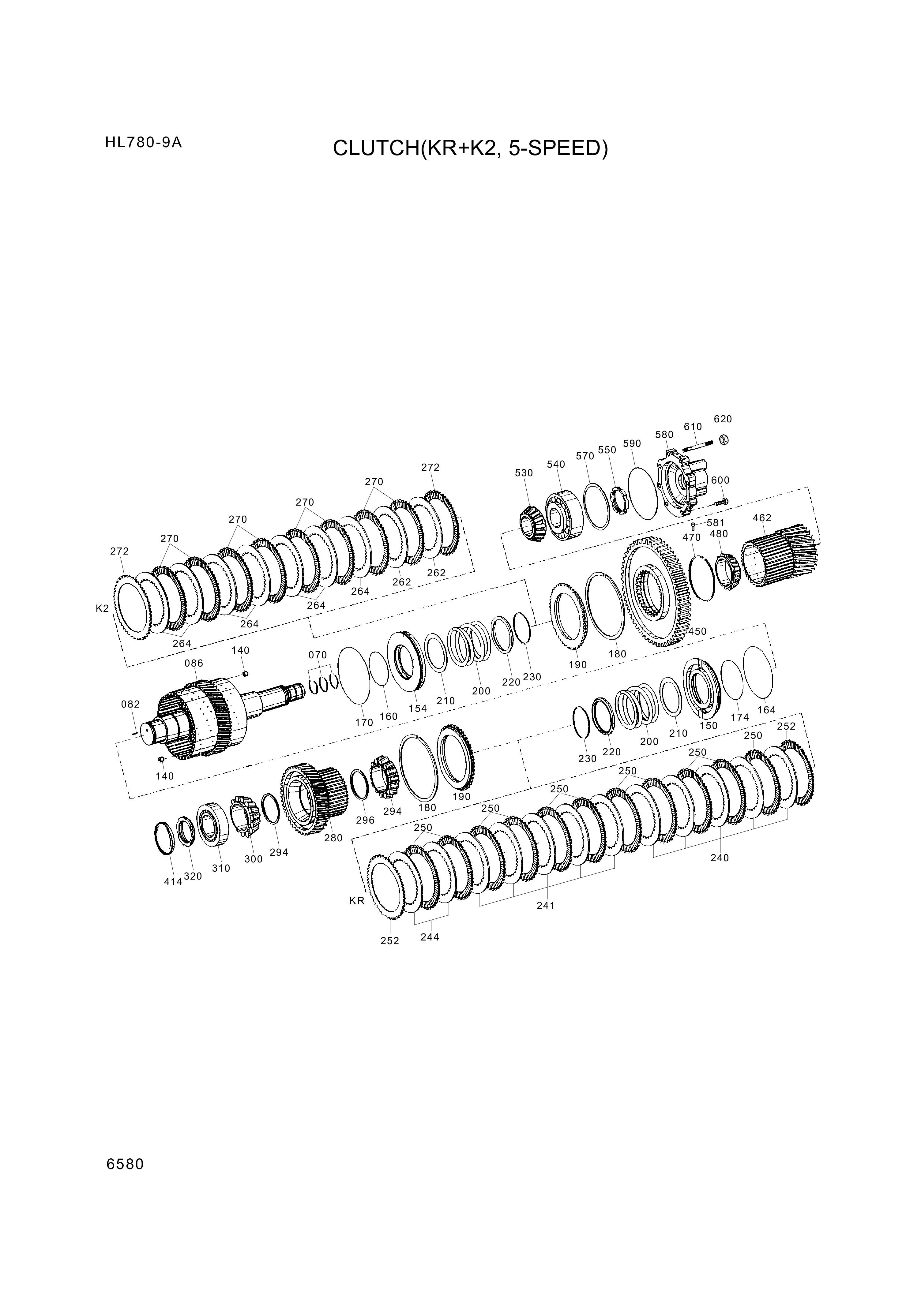 drawing for Hyundai Construction Equipment 0501-213-393 - DISC(4.0)-O/CLUTCH (figure 5)