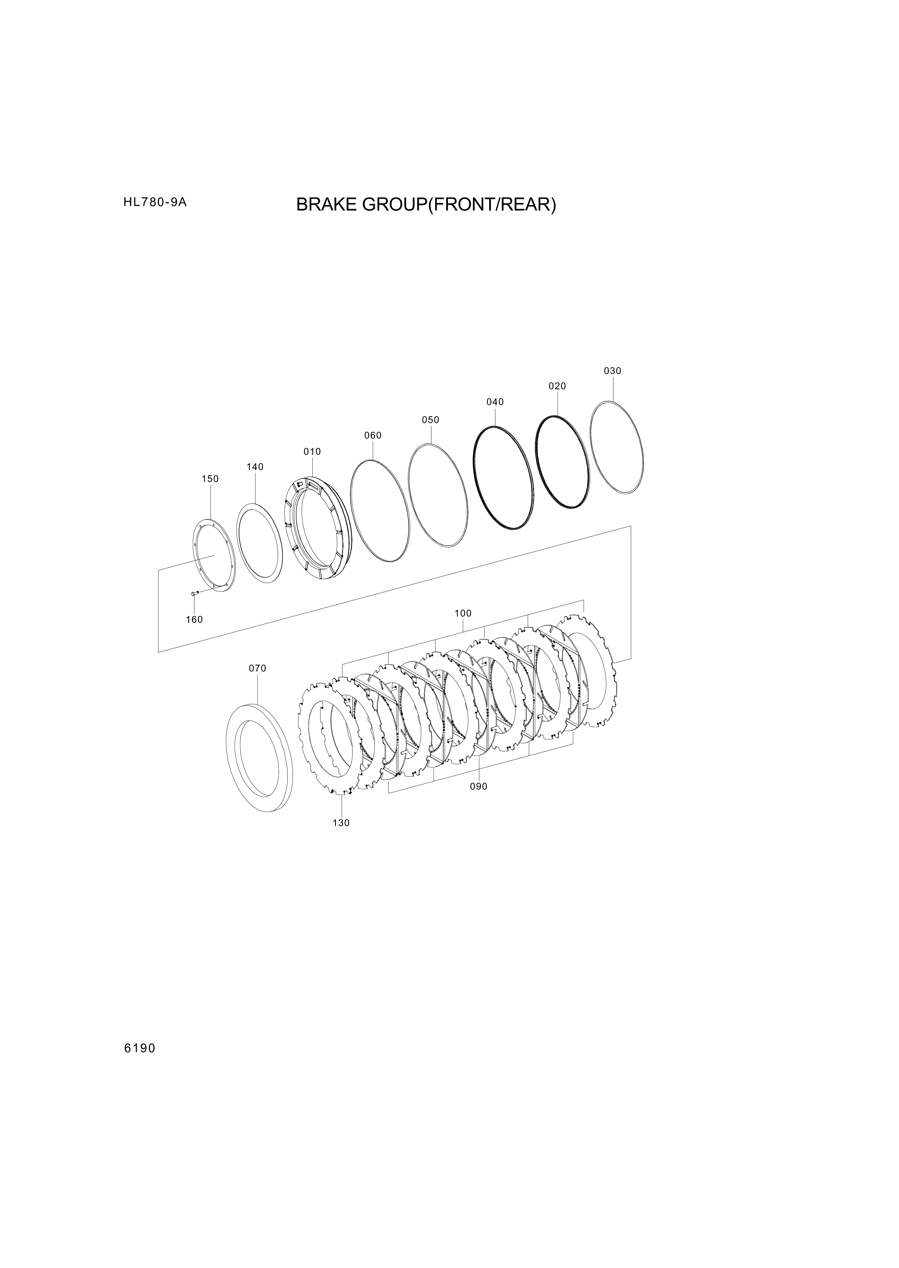 drawing for Hyundai Construction Equipment 0734-317-414 - RING-BACKUP (figure 4)