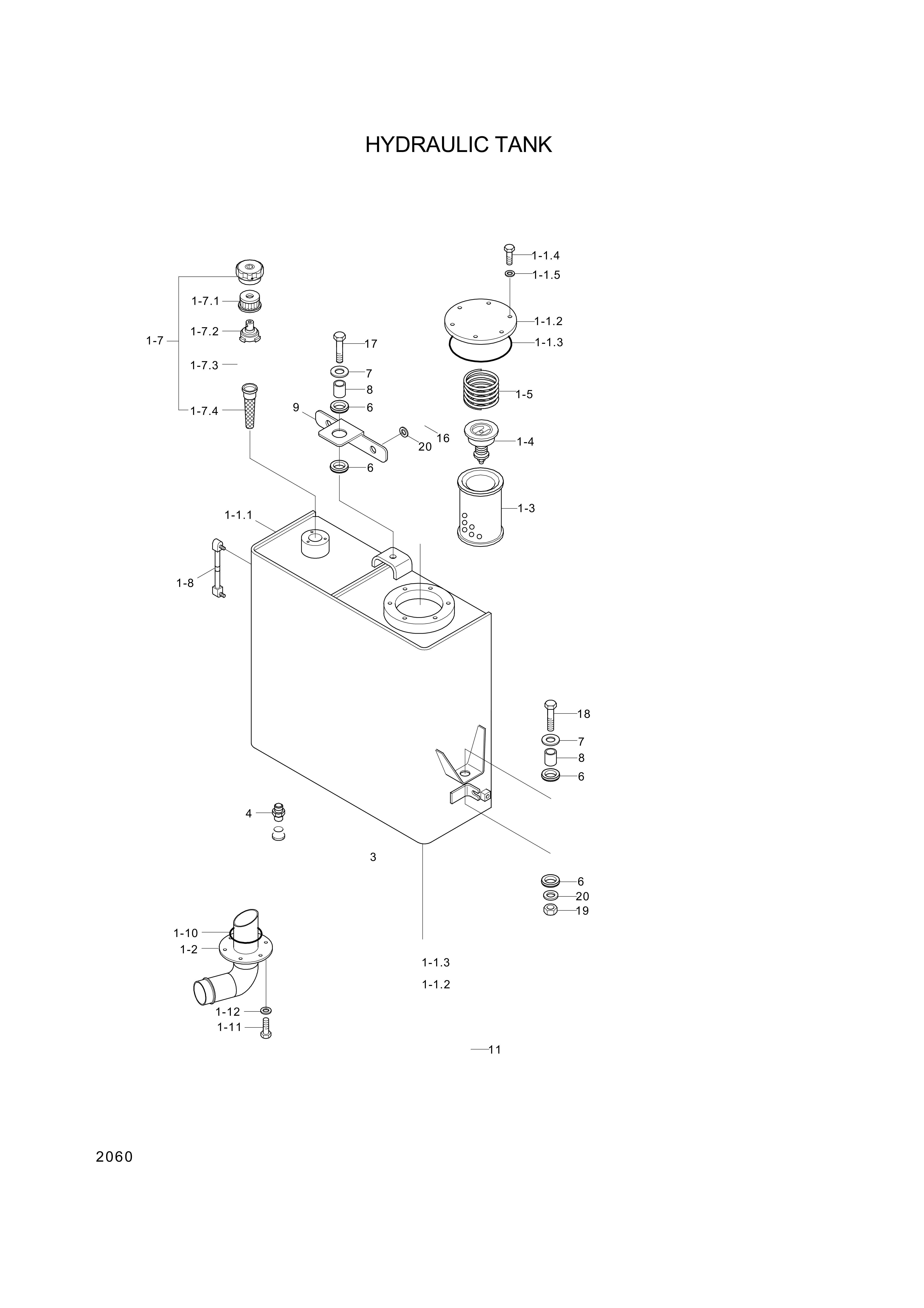 drawing for Hyundai Construction Equipment 34L3-00340 - ELEMENT-RETURN (figure 4)