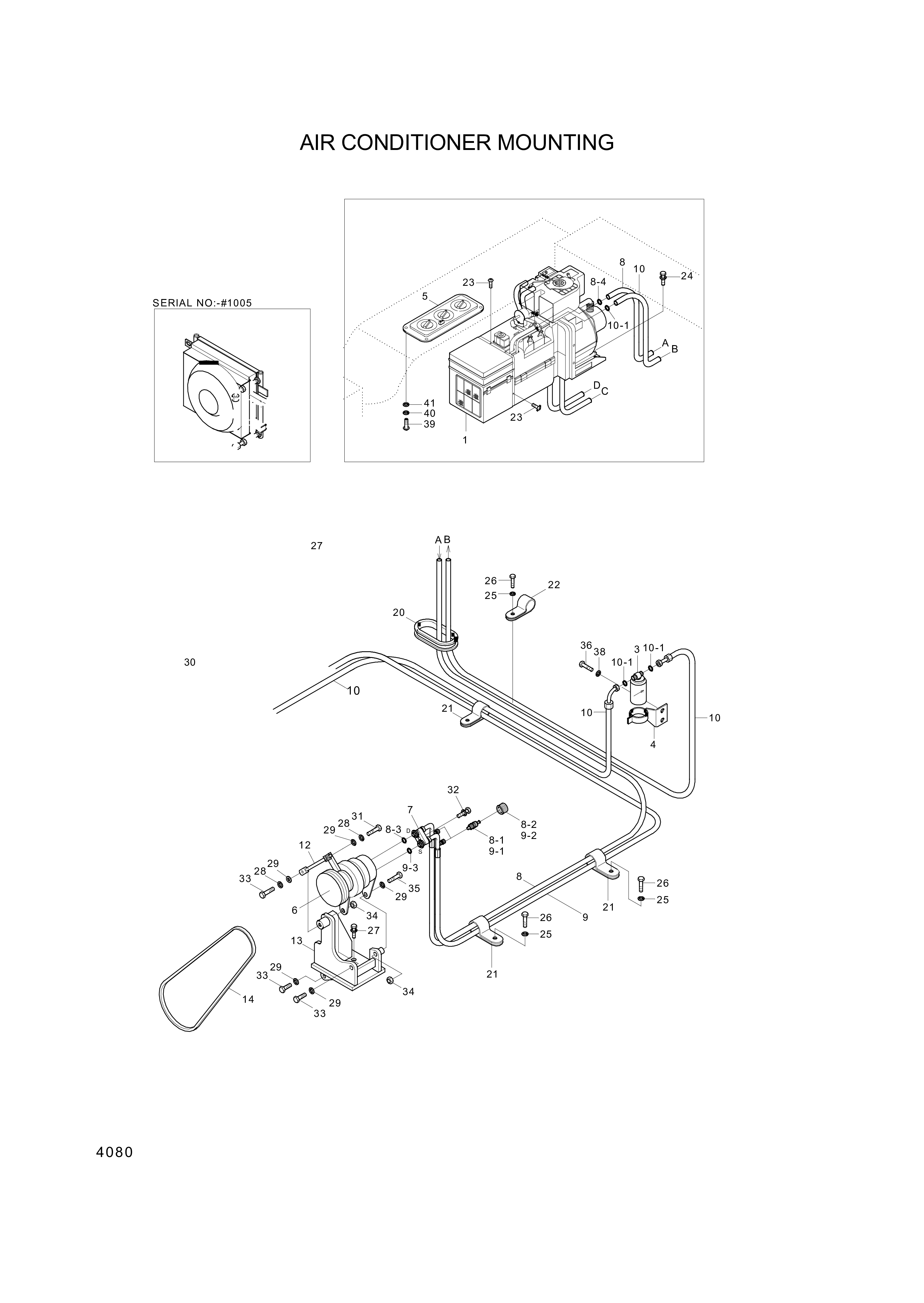 drawing for Hyundai Construction Equipment A200060801-0 - CONDENSER ASSY (figure 1)