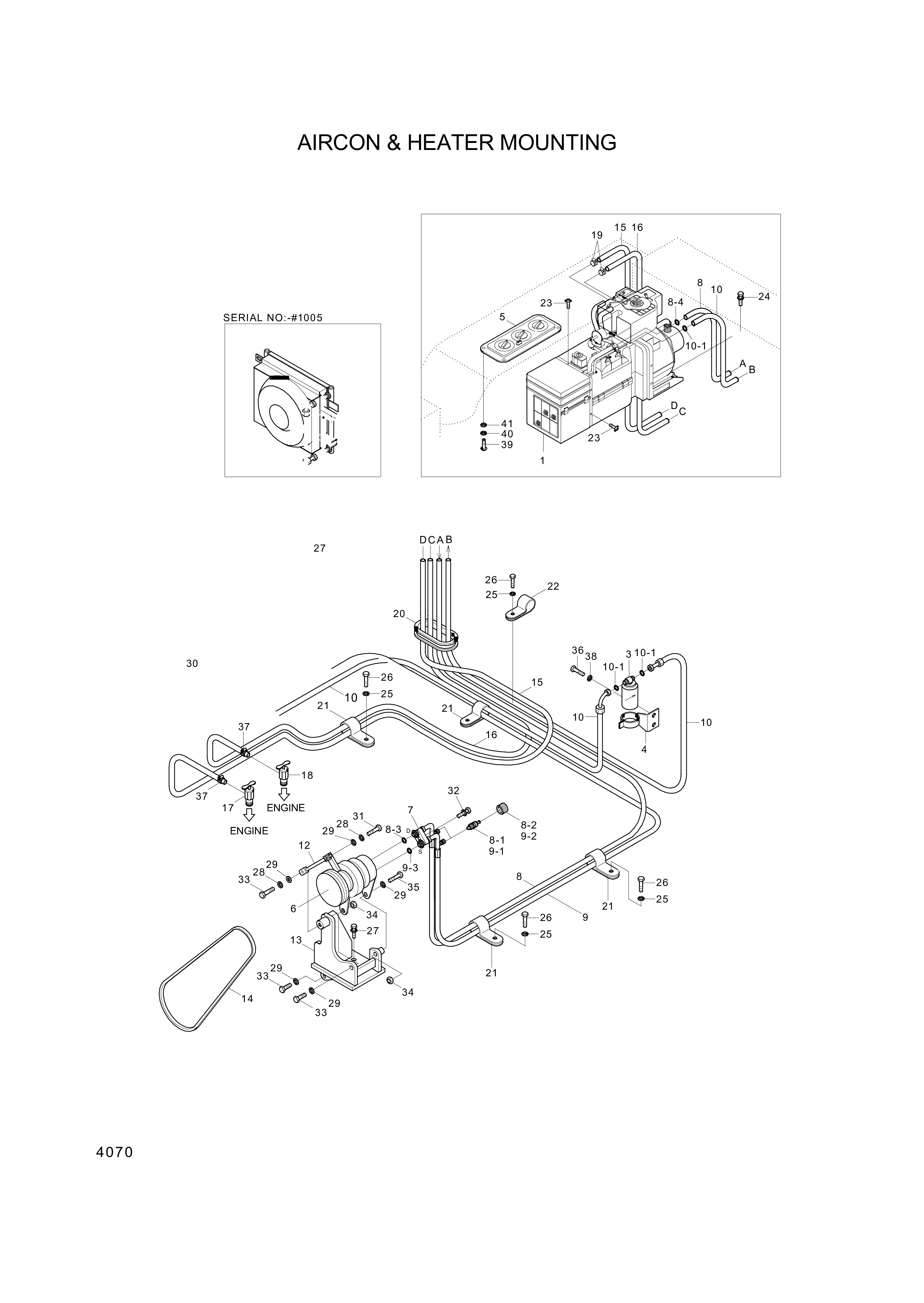 drawing for Hyundai Construction Equipment A200060801-0 - CONDENSER ASSY (figure 2)