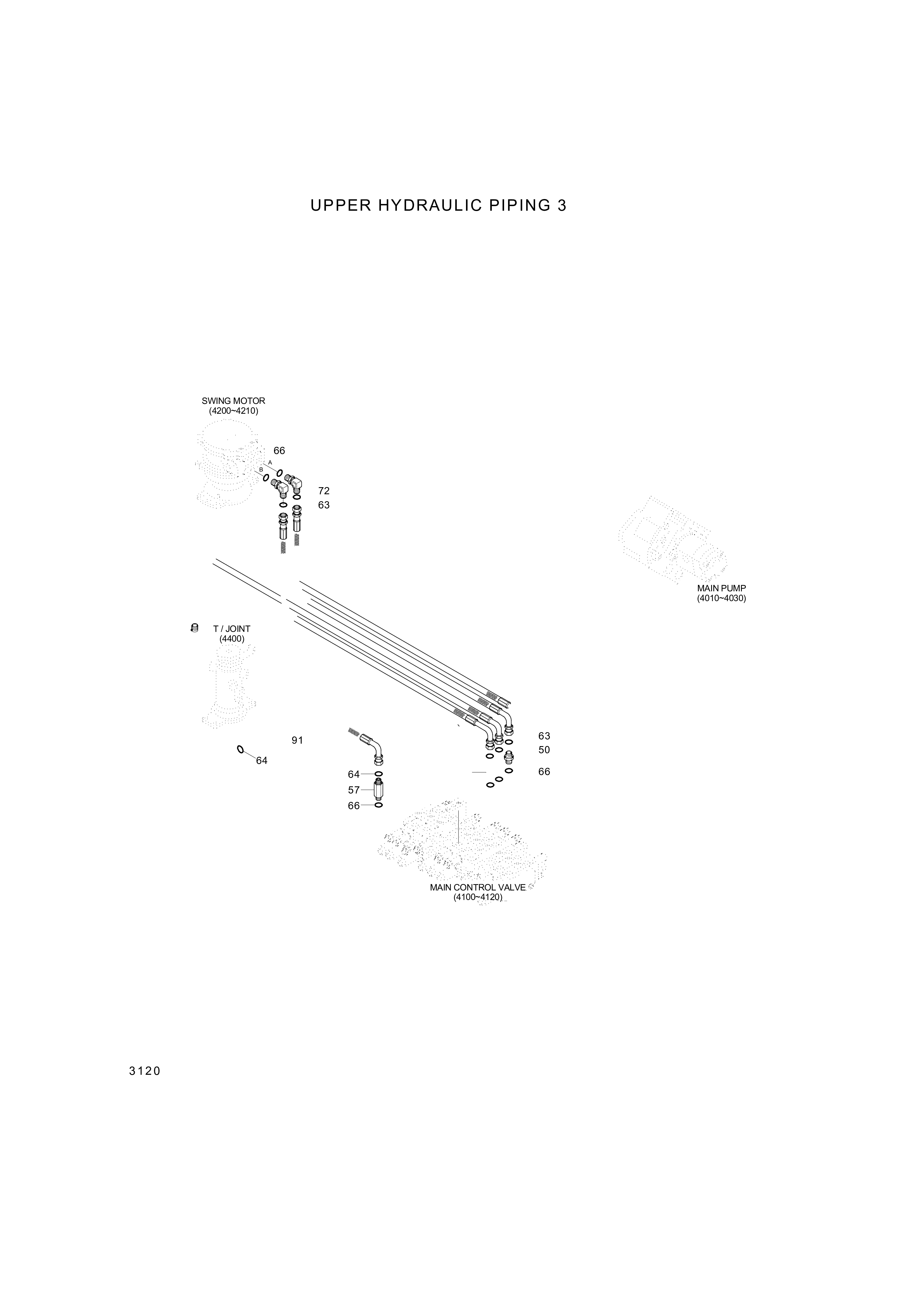 drawing for Hyundai Construction Equipment P930-065013 - HOSE ASSY-ORFS&THD (figure 3)