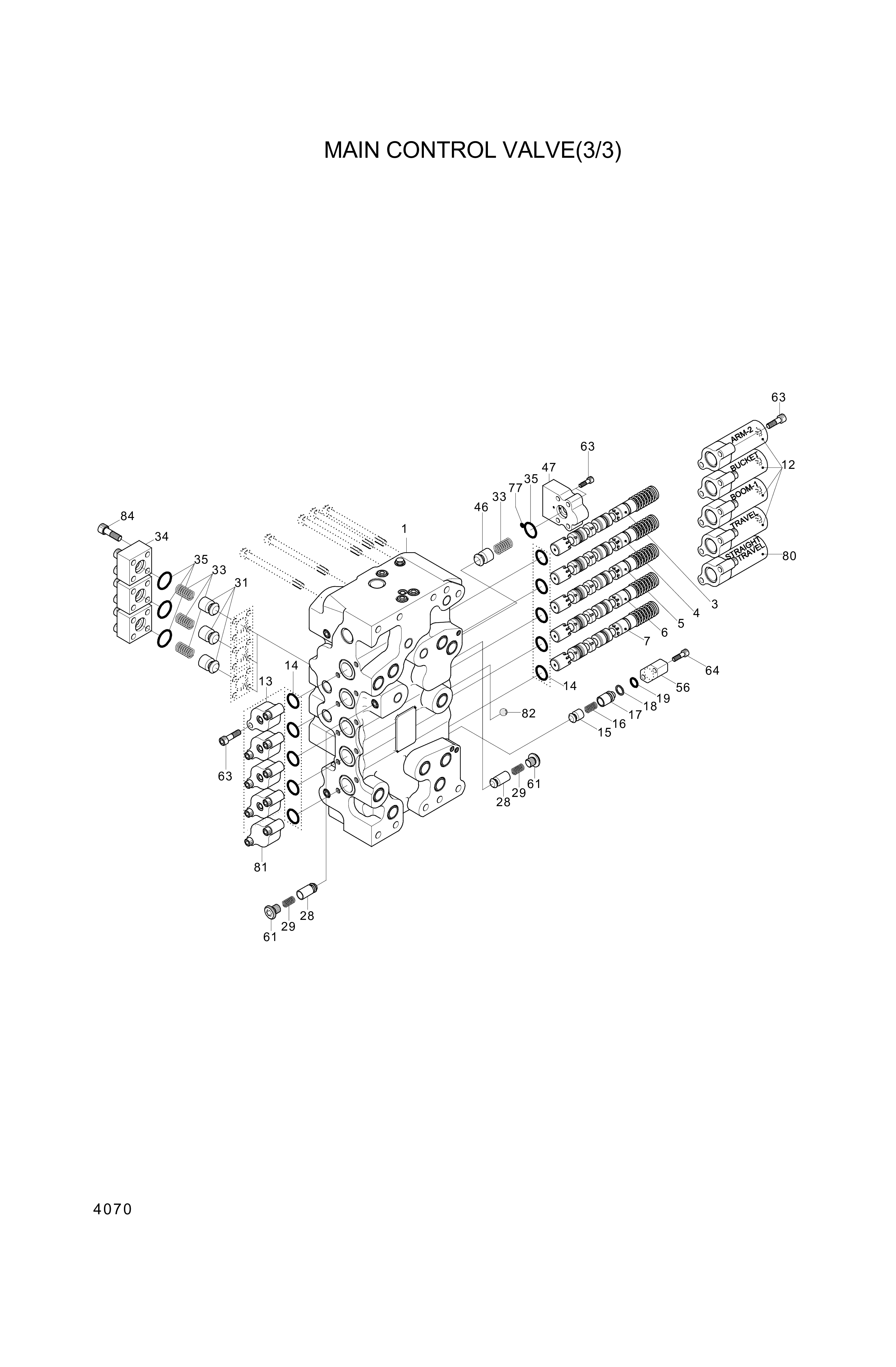 drawing for Hyundai Construction Equipment C0001-63003 - CAP (figure 2)