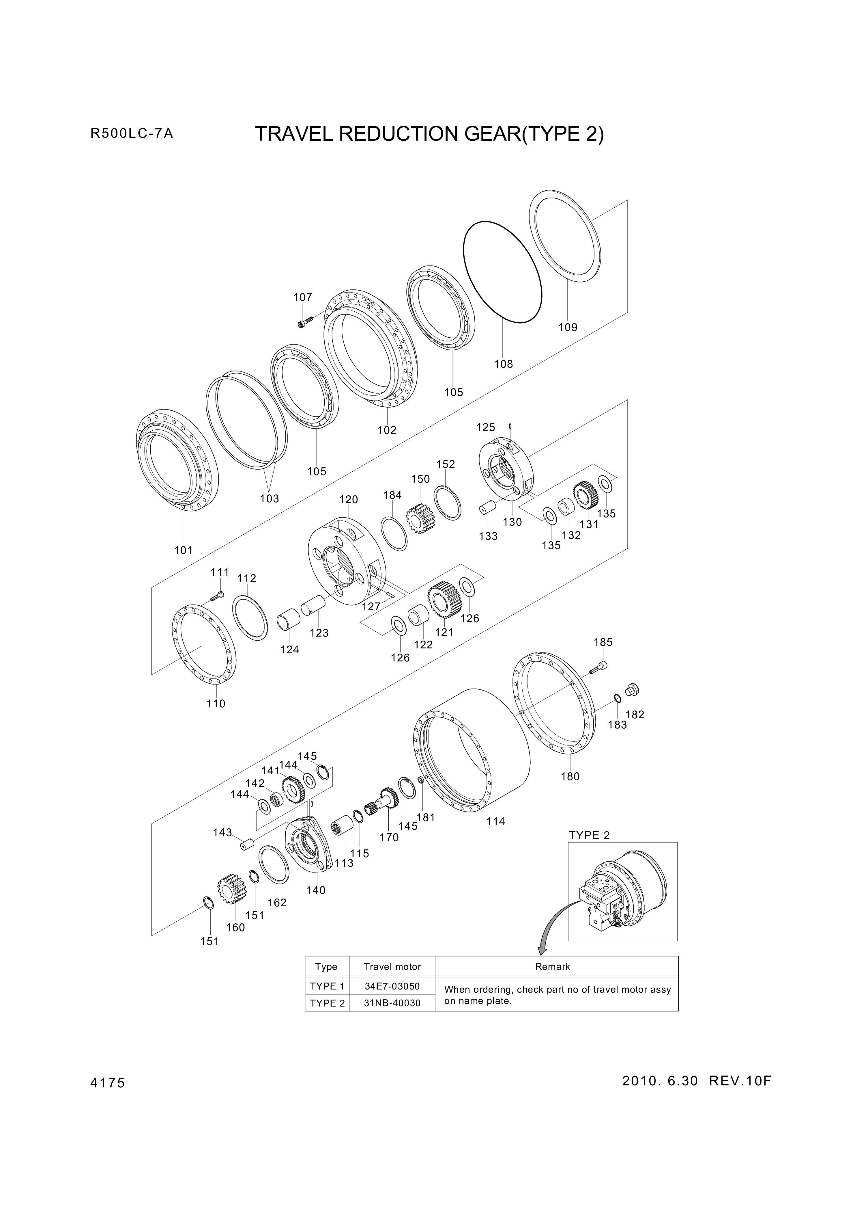 drawing for Hyundai Construction Equipment XKAH-01310 - GEAR-SUN NO3 (figure 1)