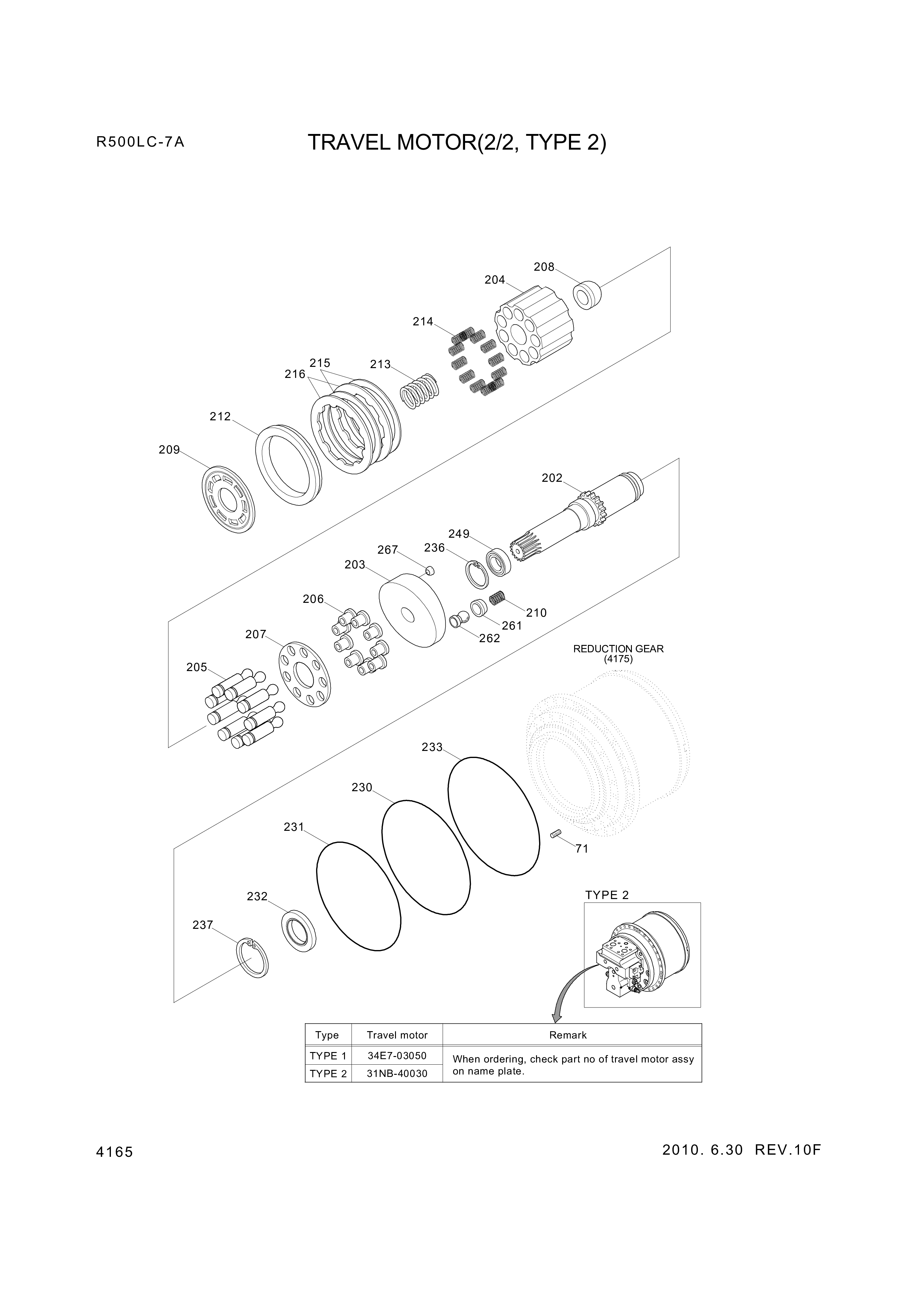 drawing for Hyundai Construction Equipment XKAH-01570 - PISTON-MOTOR (figure 1)