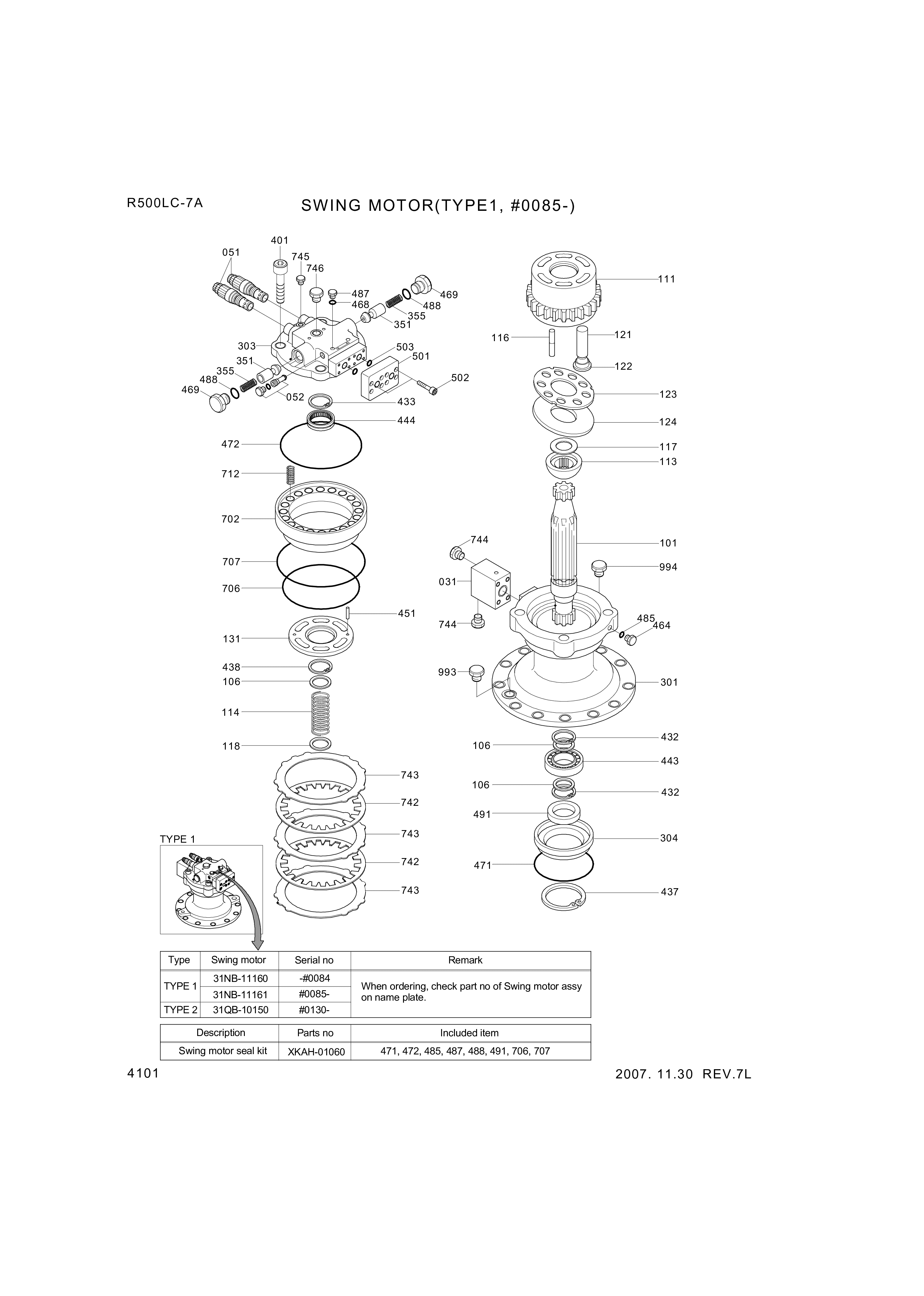 drawing for Hyundai Construction Equipment XKAH-01087 - VALVE-BRAKE (figure 1)