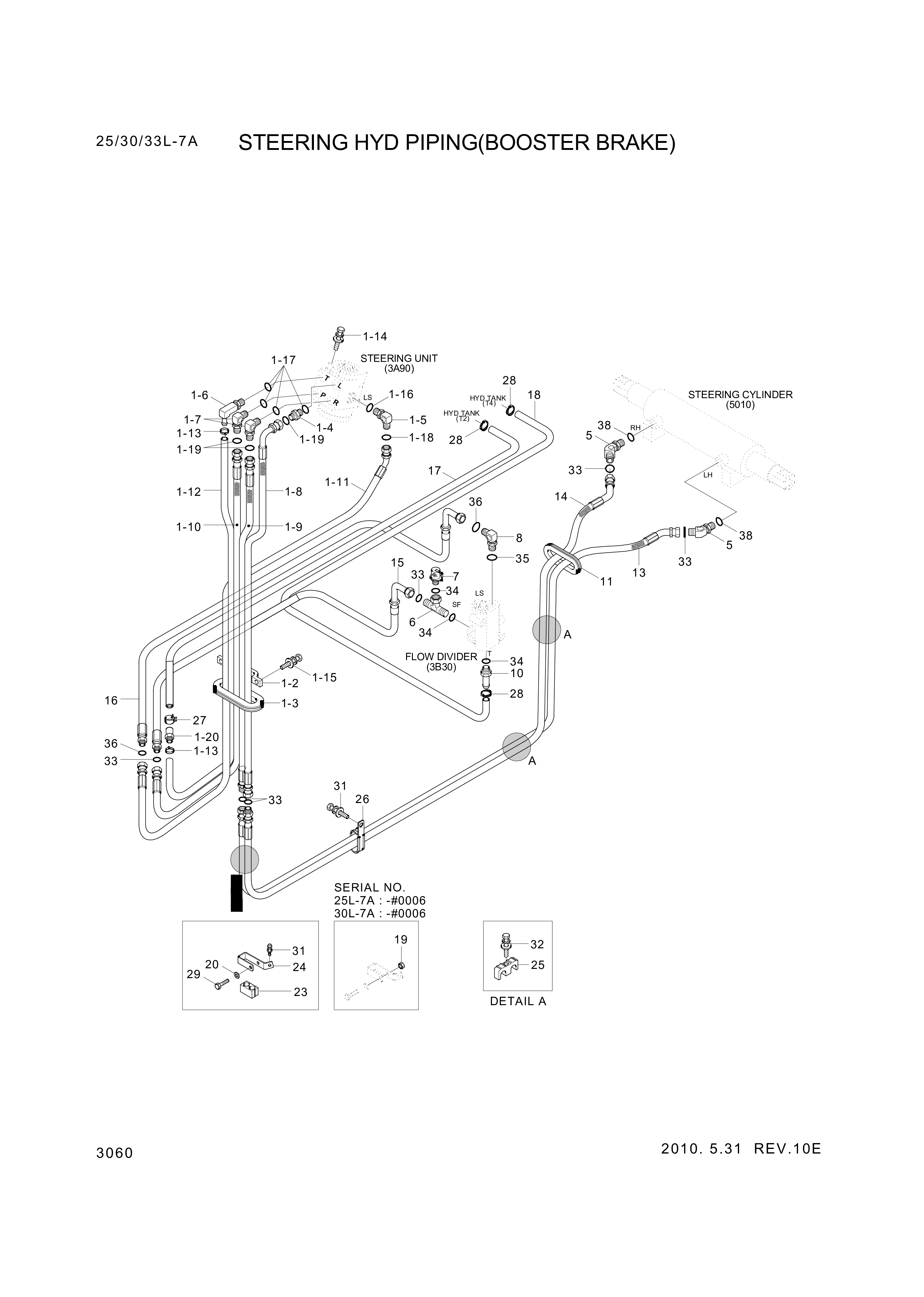 drawing for Hyundai Construction Equipment 35HF-10020 - HOSE ASSY-ORFS&THD (figure 5)