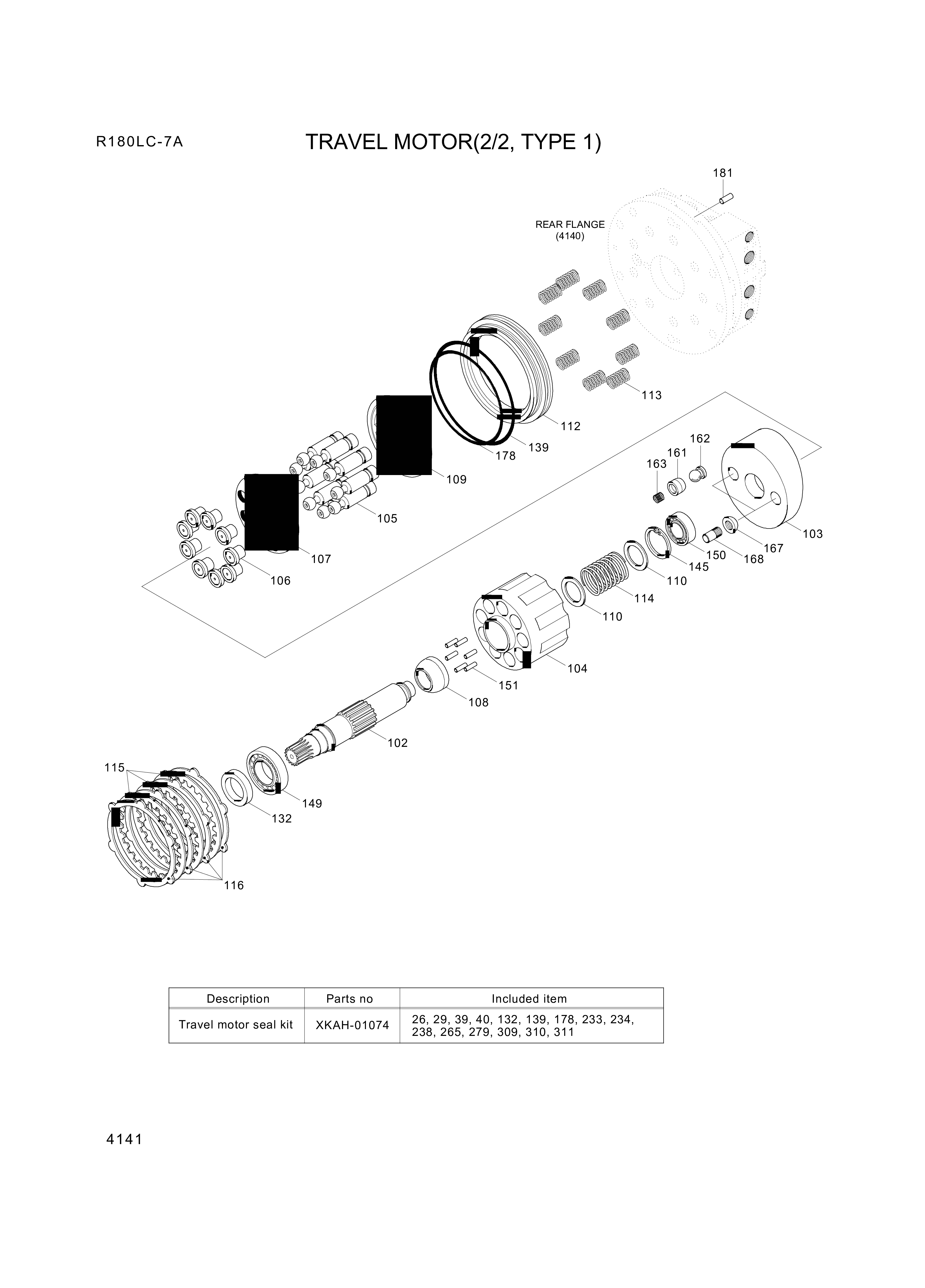 drawing for Hyundai Construction Equipment XKAH-00899 - BEARING (figure 5)