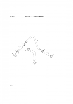 drawing for Hyundai Construction Equipment YUBP-05065 - PIPE-COOLING (figure 1)