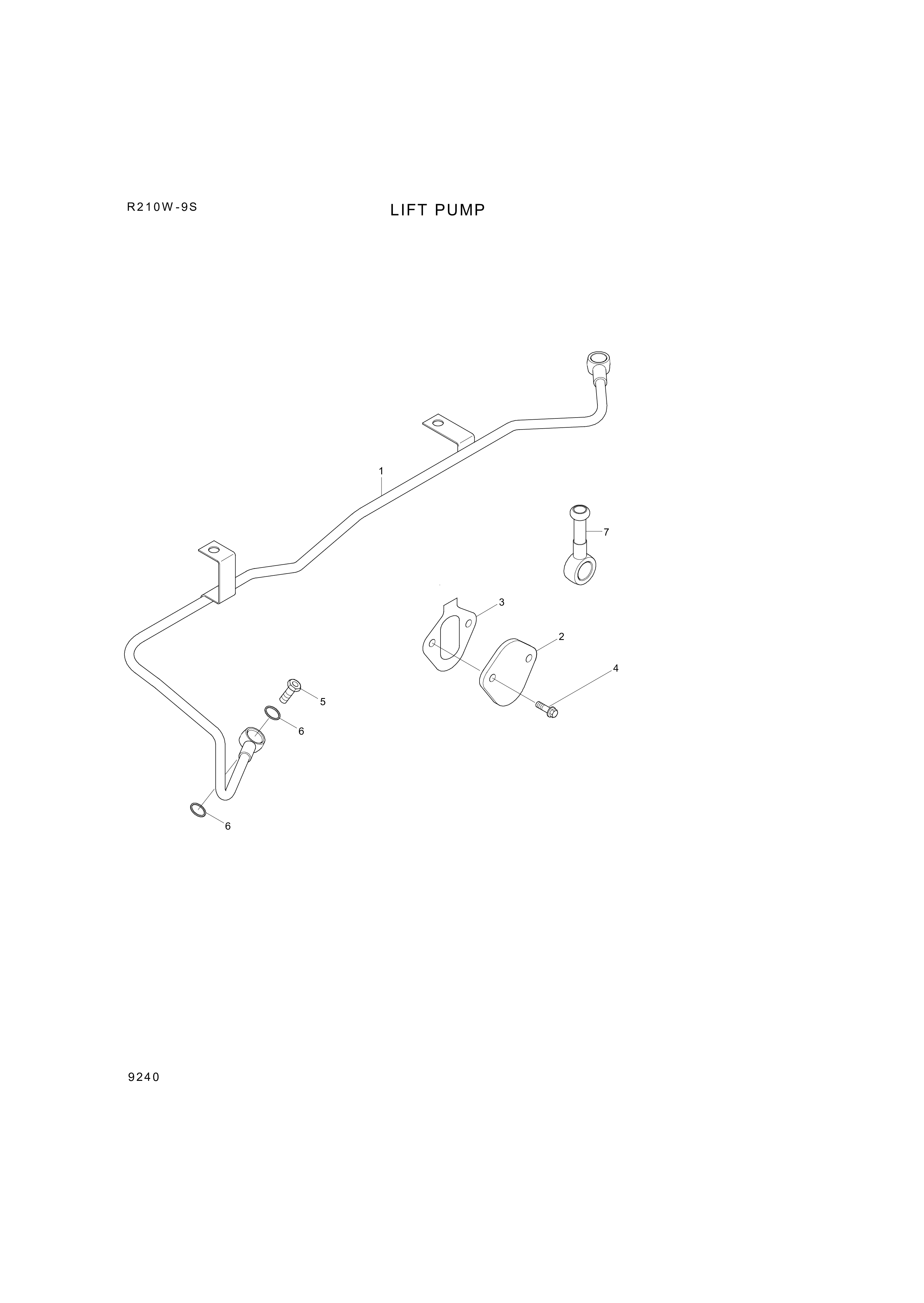 drawing for Hyundai Construction Equipment YUBP-06629 - GASKET (figure 1)