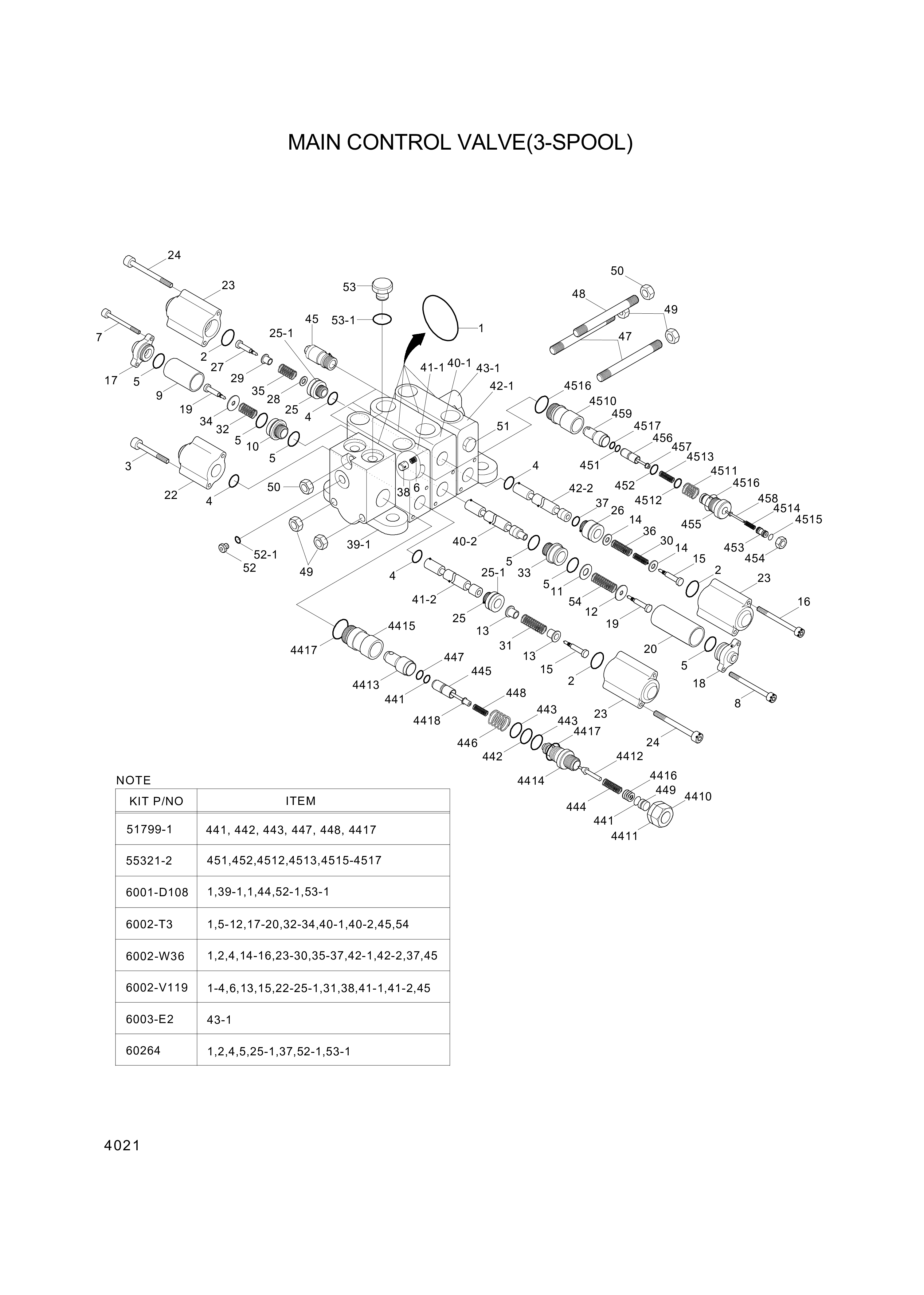 drawing for Hyundai Construction Equipment N6024-54 - Tie Rod (figure 4)