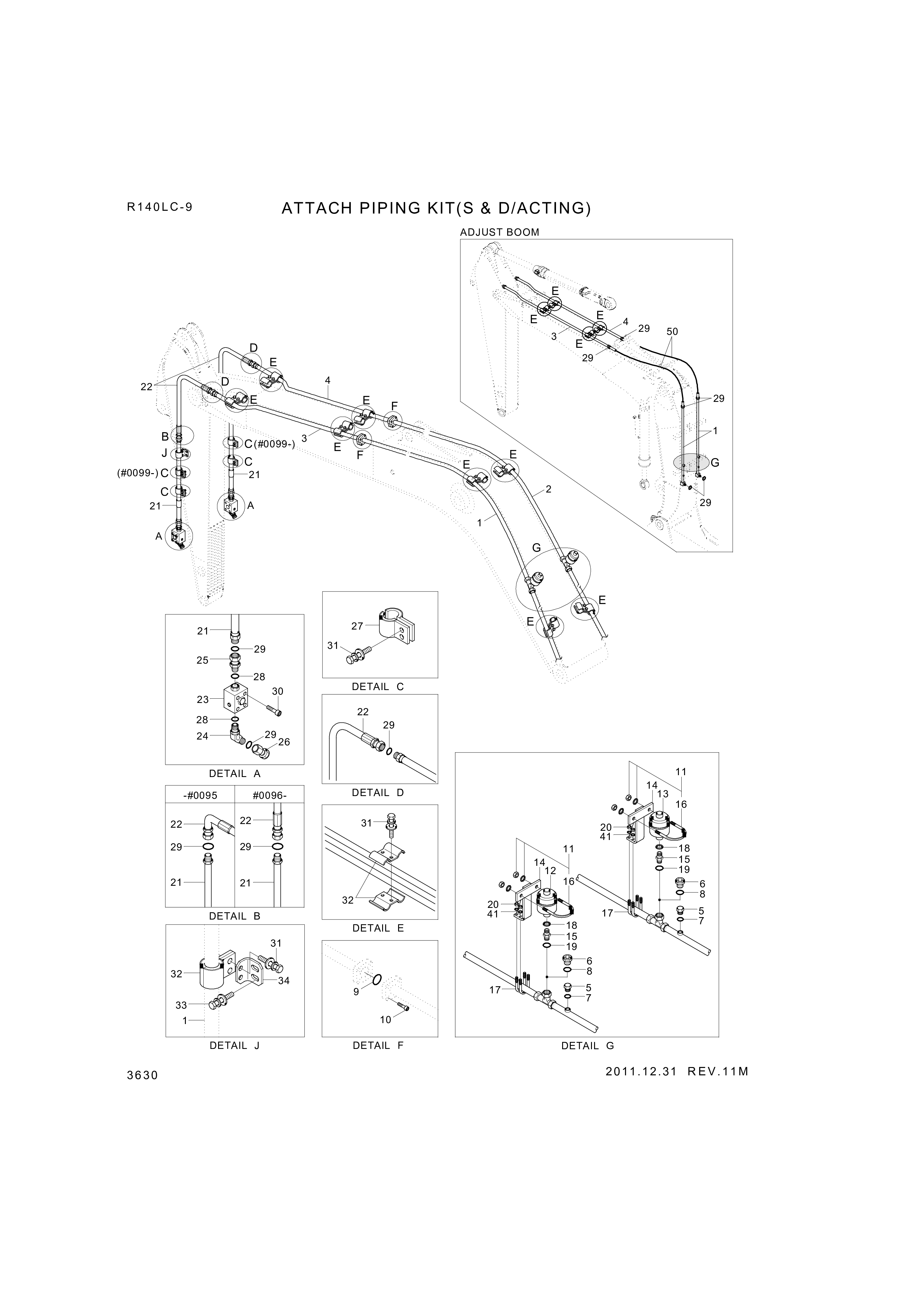 drawing for Hyundai Construction Equipment P935-126030 - HOSE ASSY-ORFS&THD (figure 1)