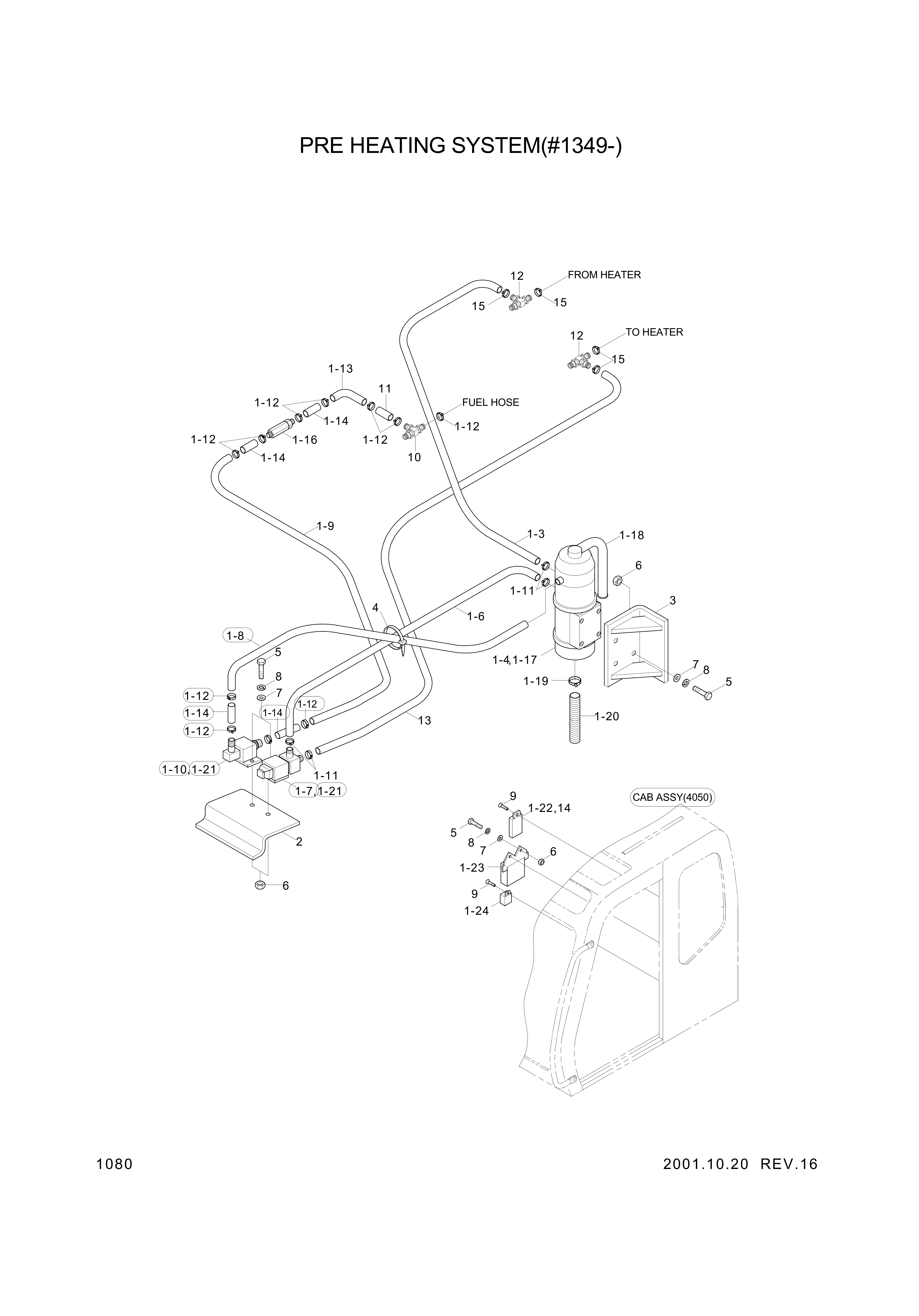 drawing for Hyundai Construction Equipment S152-040302 - BOLT-TAP (figure 4)