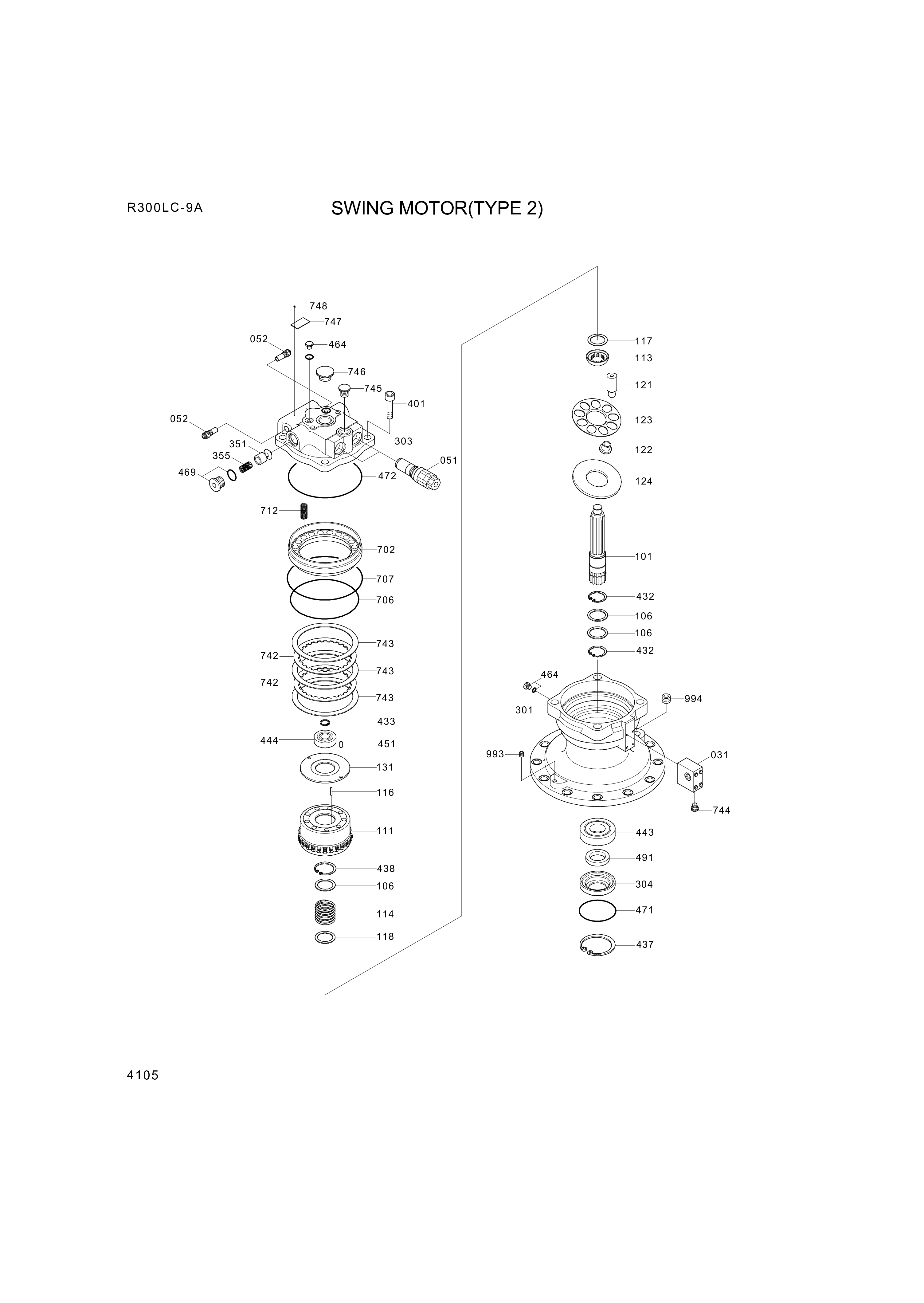 drawing for Hyundai Construction Equipment XKAH-01084 - CASE-VALVE (figure 5)