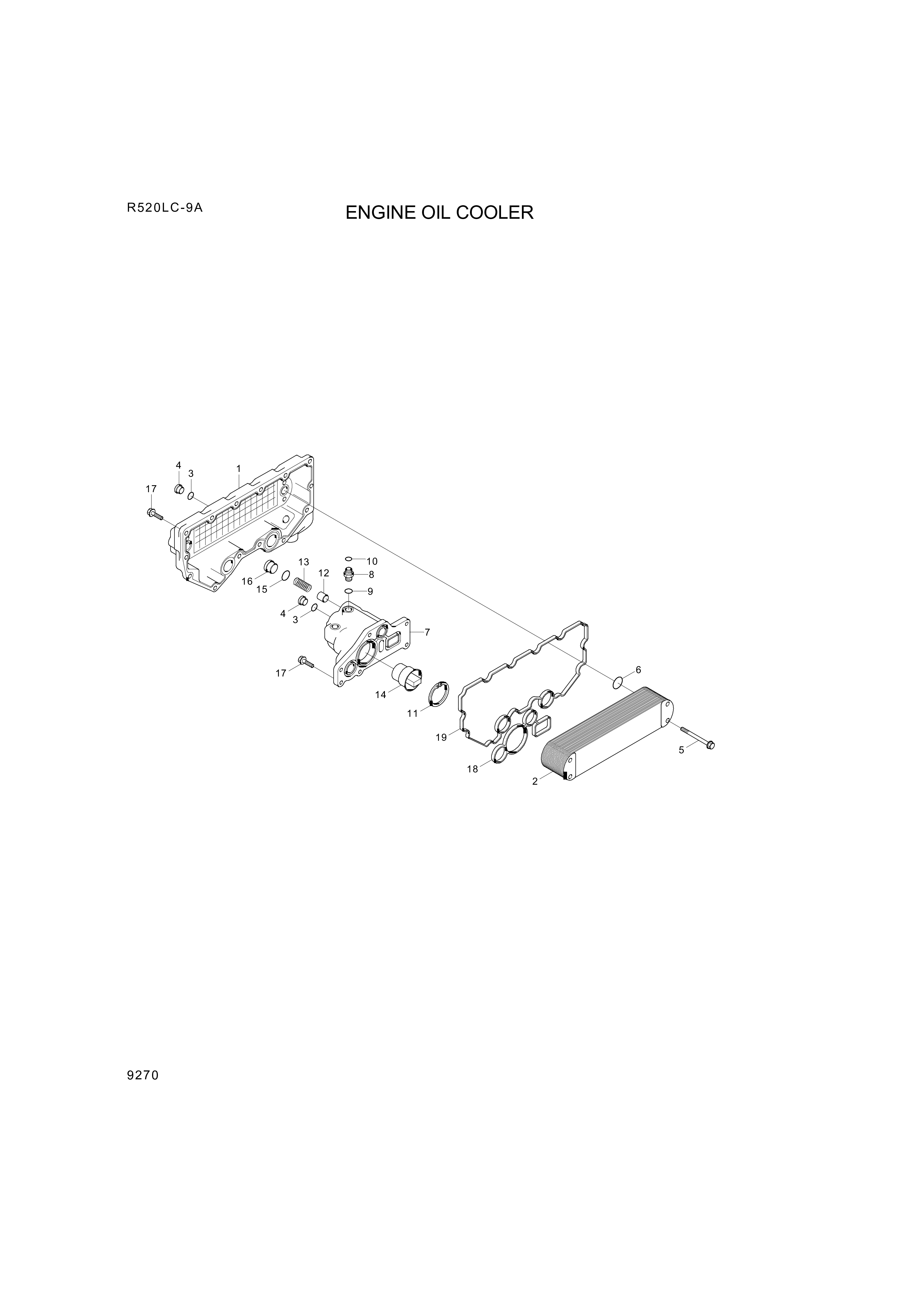 drawing for Hyundai Construction Equipment YUBP-05701 - O-RING (figure 2)