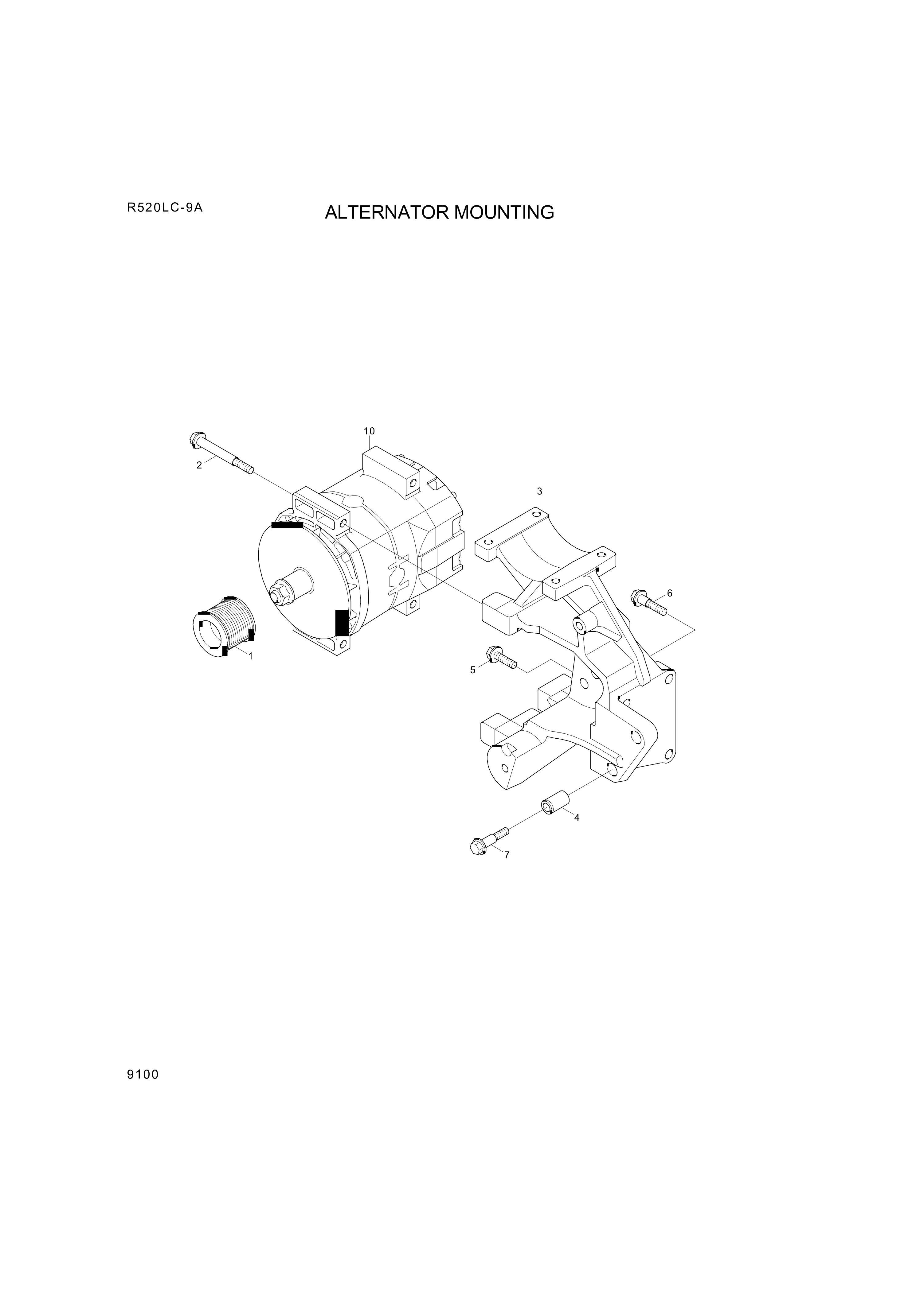 drawing for Hyundai Construction Equipment YUBP-04744 - SCREW-HEX (figure 2)